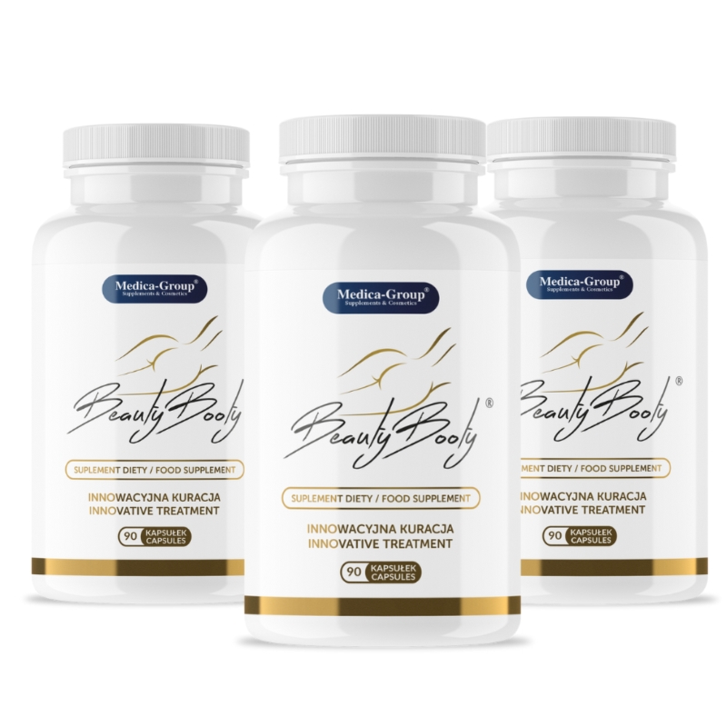 BeautyBooty na Piękne, Jędrne Pośladki Bez Cellulitu - 270 kaps. - Nr 1 wśród KLIENTÓW !!!