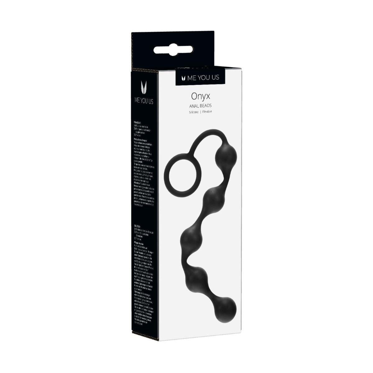 Kulki-Onyx Silicone Anal Beads