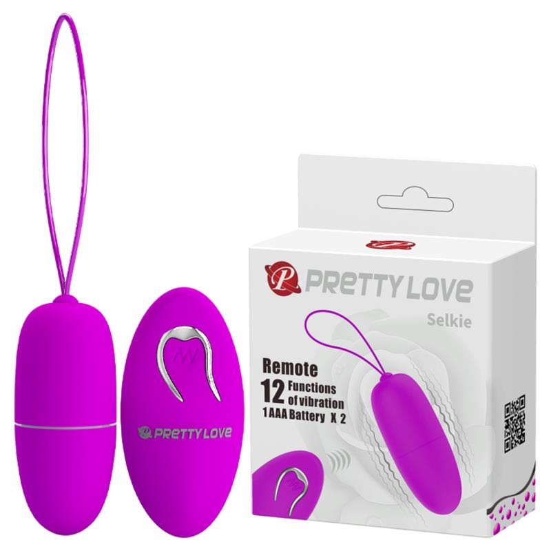 Wibrujące jajeczko na pilota mocne 12 trybów do majtek – Pretty Love Selkie