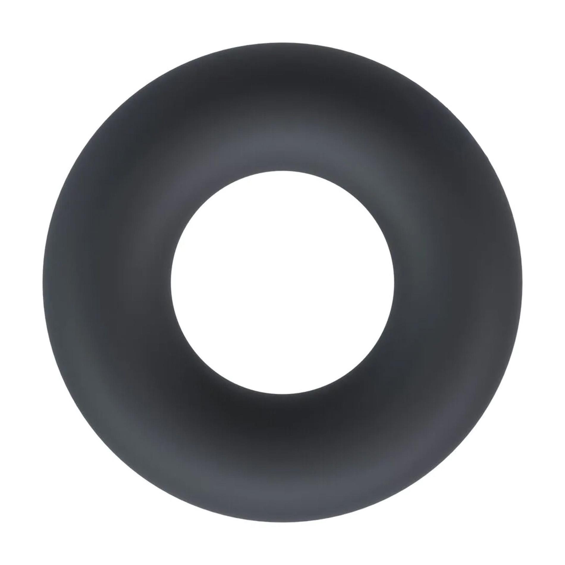 Liquid Silicone Cockring - M - Black