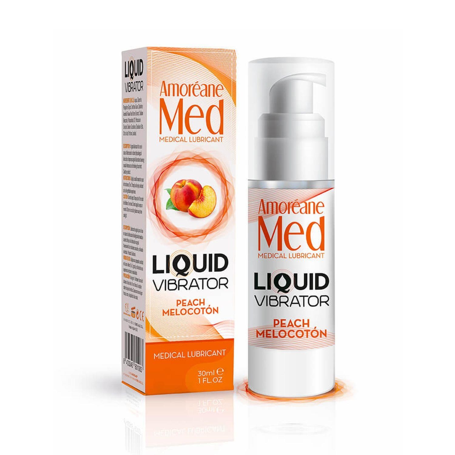 Liquid Vibrator Peach 30ml.