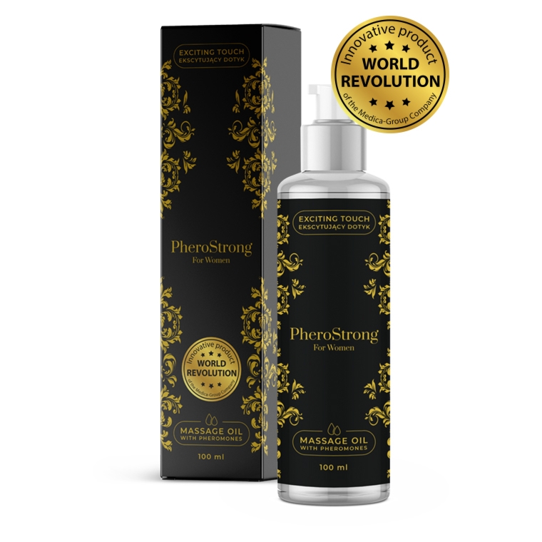 PheroStrong for Women Massage Oil 100ml - olejek do ciała dla kobiet z feromonami podniecającymi mężczyzn