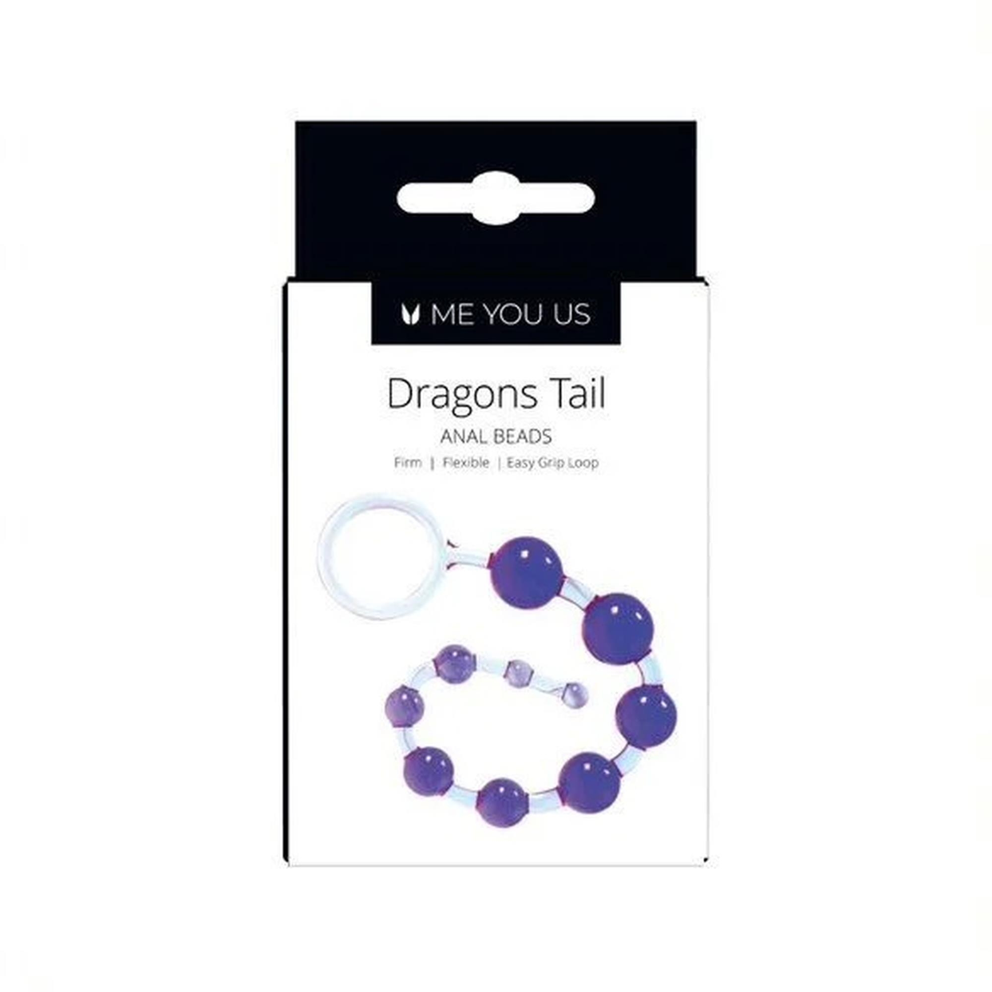 Kulki- Me You Us Dragonz Tail Anal Beads Violet