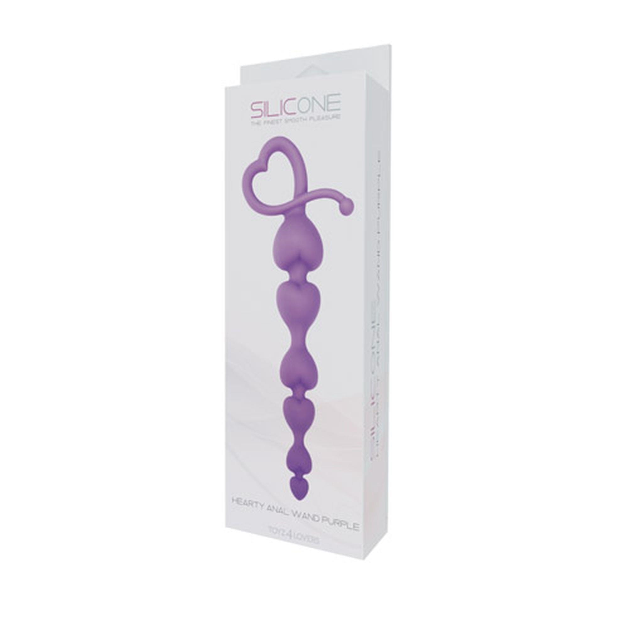 Kulki-Hearty Anal Wand Purple