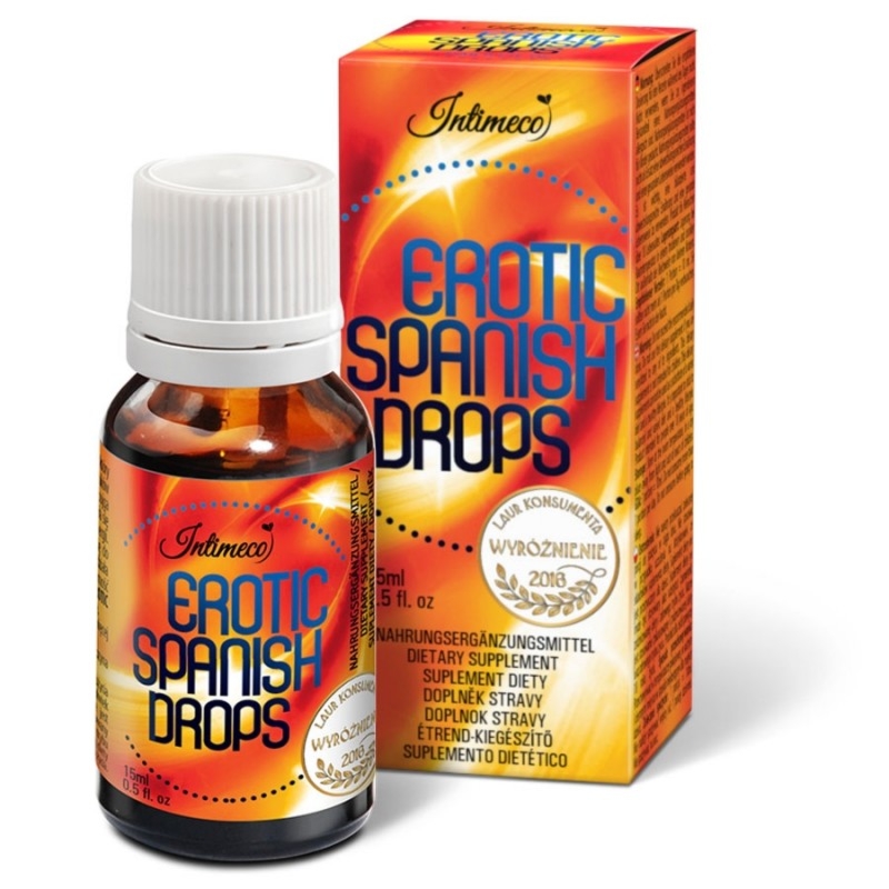 Suplement diety w kroplach dla dorosłych - EROTIC SPANISH DROPS 15 ml