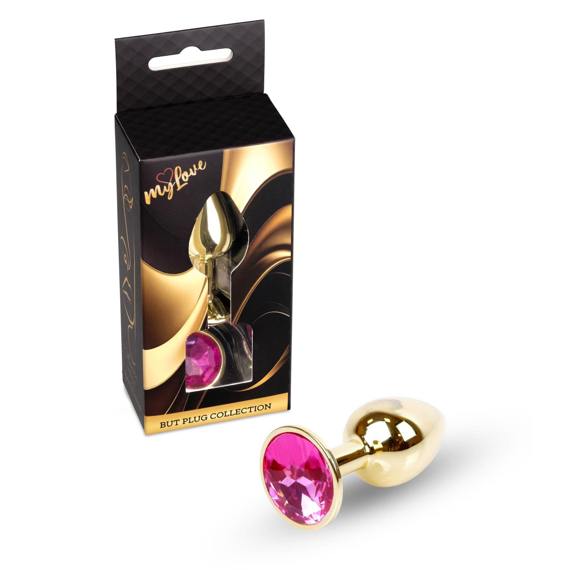 MyLove Toys - Jewellery Gold PLUG- Pink