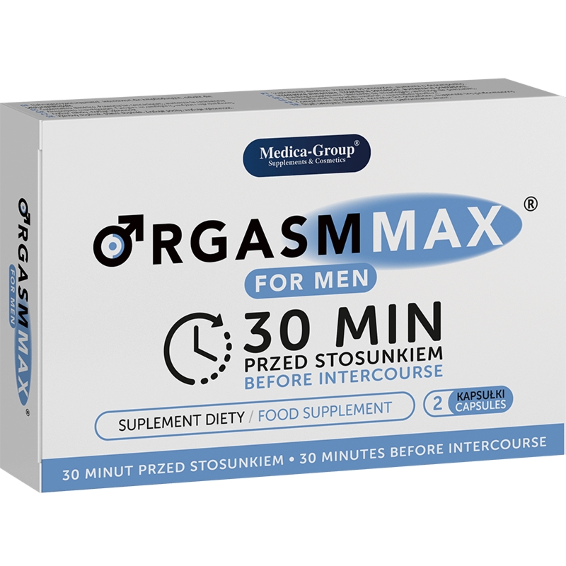 Na Erekcję, Potencję - Orgasm Max for Men - 2 kaps. - Hit Sezonu !!!