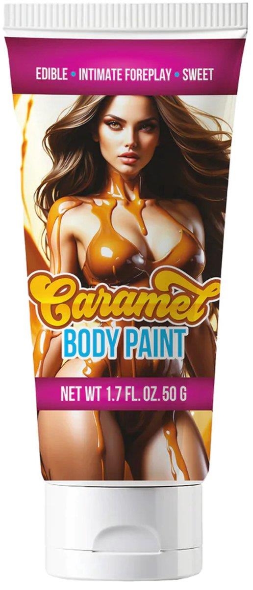 Farba do ciała o smaku karmelu - Bodypaint Caramel 50 ml