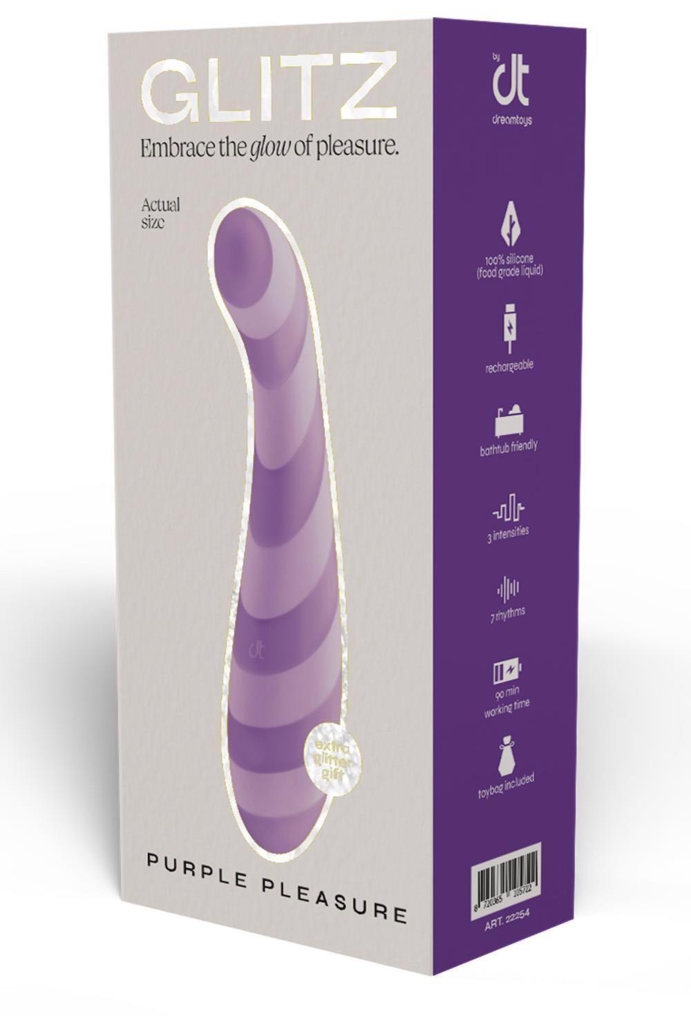 GLITZ PURPLE PLEASURE G-SPOT VIBRATOR