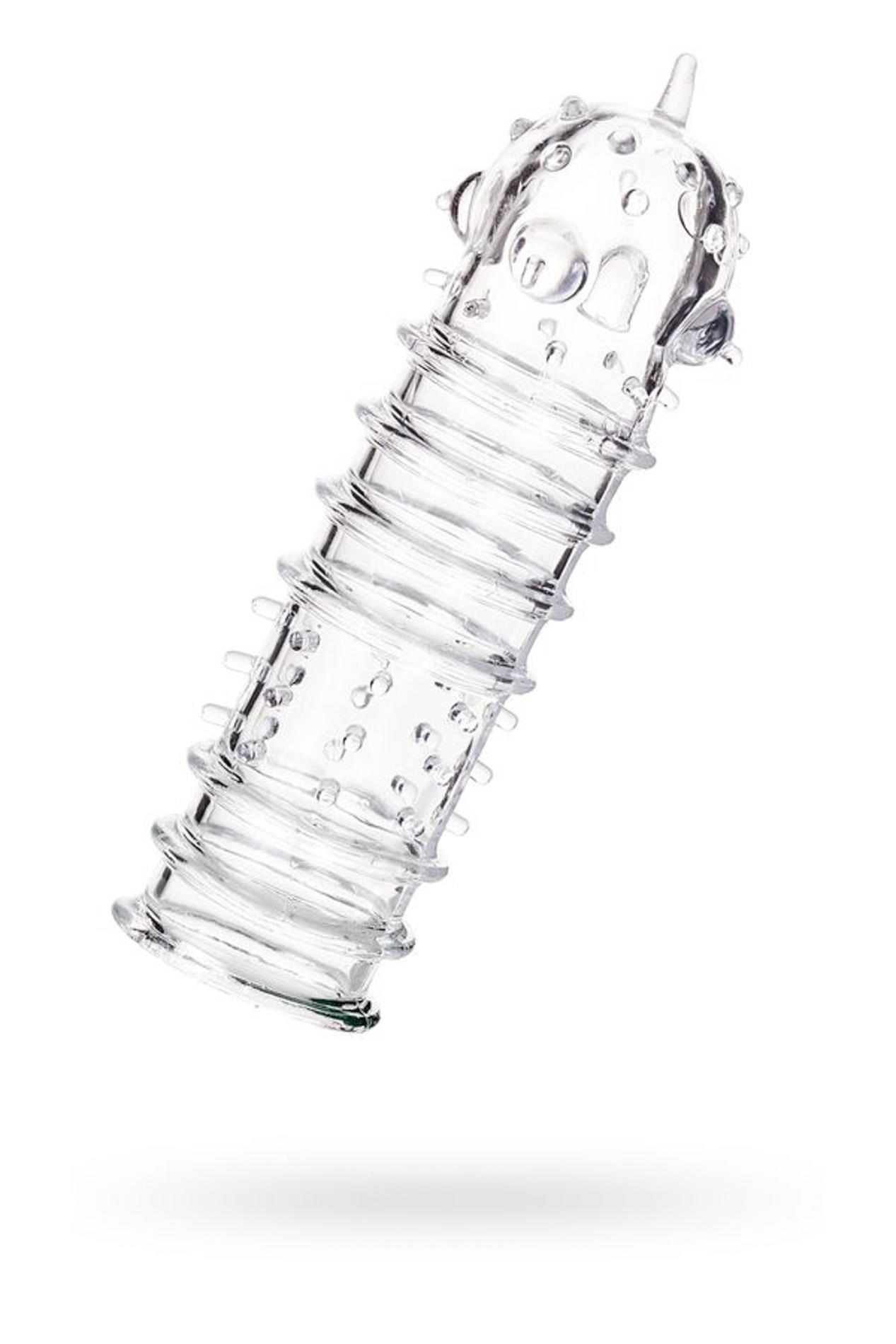 A-TOYS, Penis Sleeve, TPR, Transparent, 15.3 cm