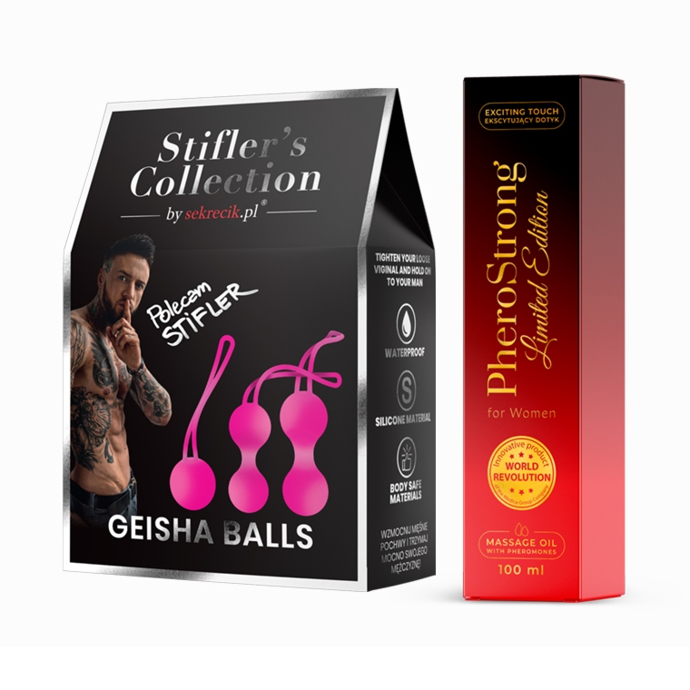 Kulki Gejszy Stifler's Collection by Sekrecik + Olejek PheroStrong damskie Limited Edition