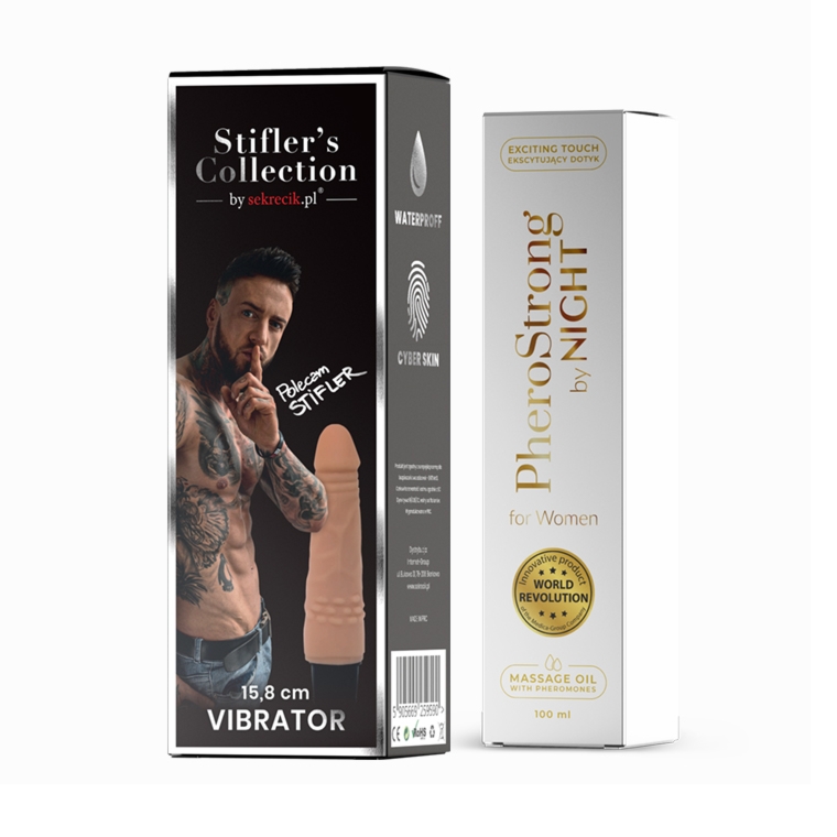 Wibrator Stifler's Collection by Sekrecik + Olejek PheroStrong damskie by Night