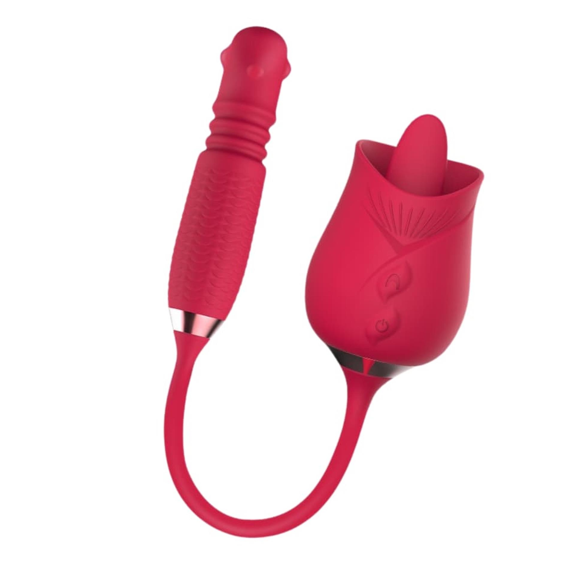 Aksamitna Róża stymulator – Rouge Velvet USB Vibrator