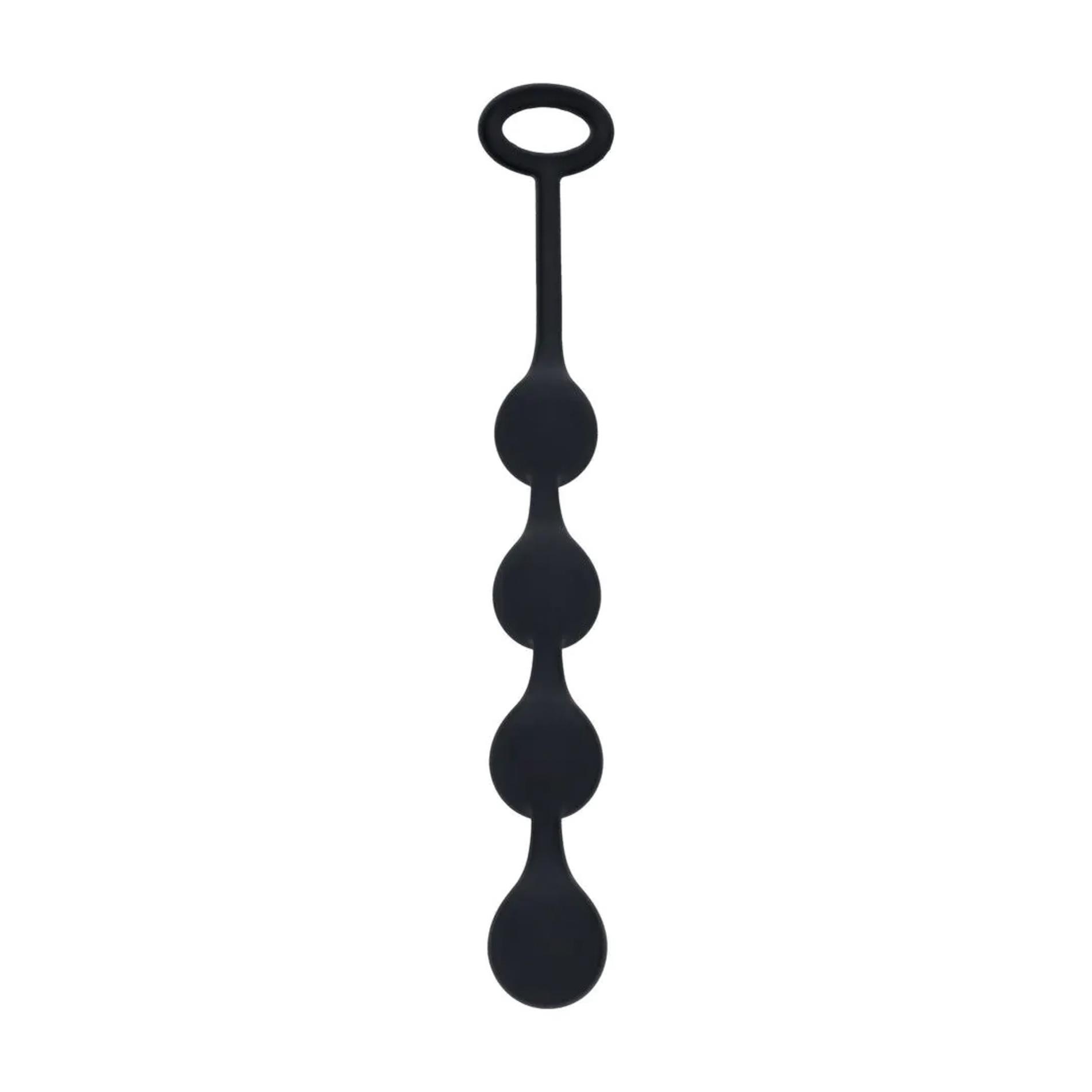 Waterdrop Silicone Anal Balls - S - 20mm - Black