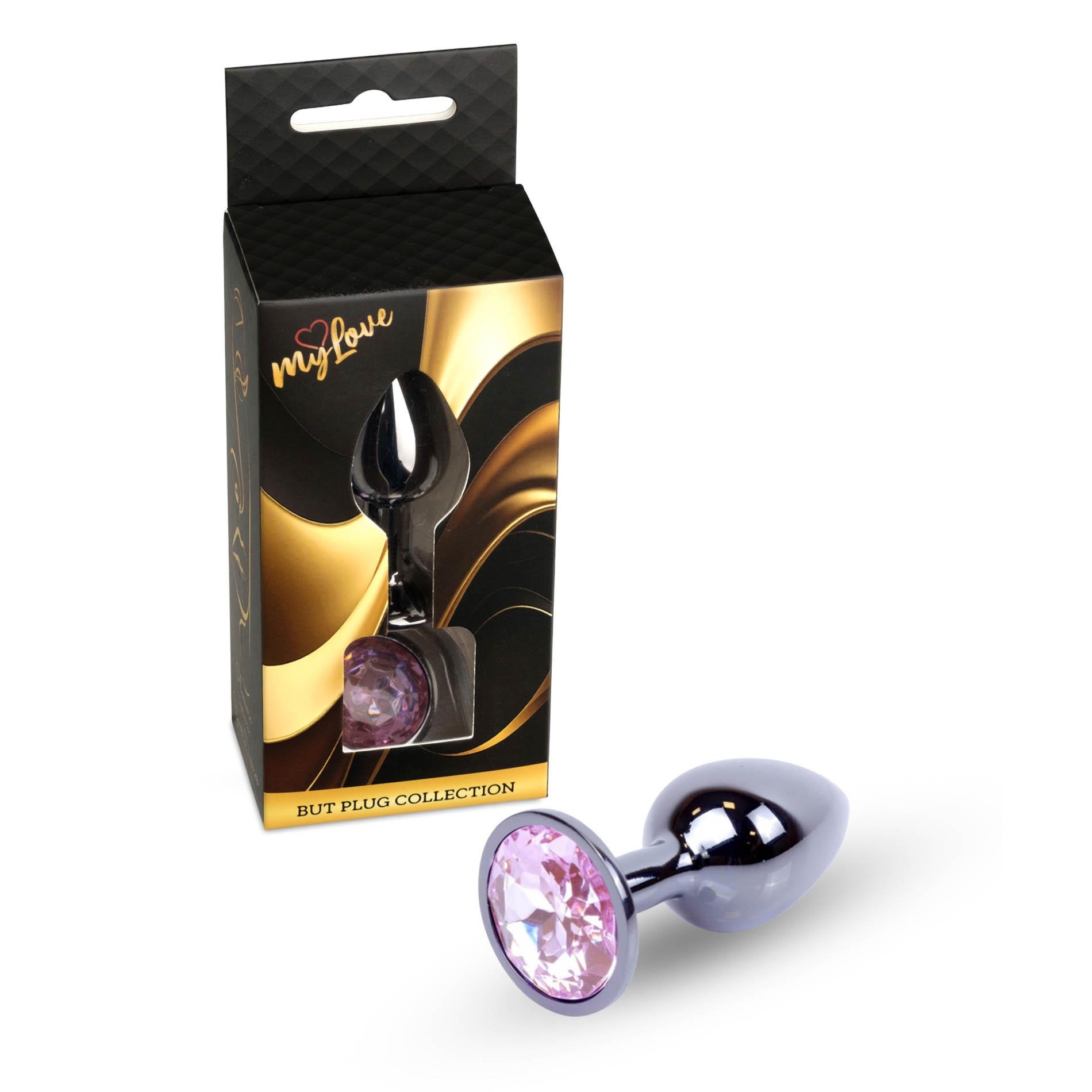 MyLove Toys - Jewellery Dark Silver PLUG- Rose
