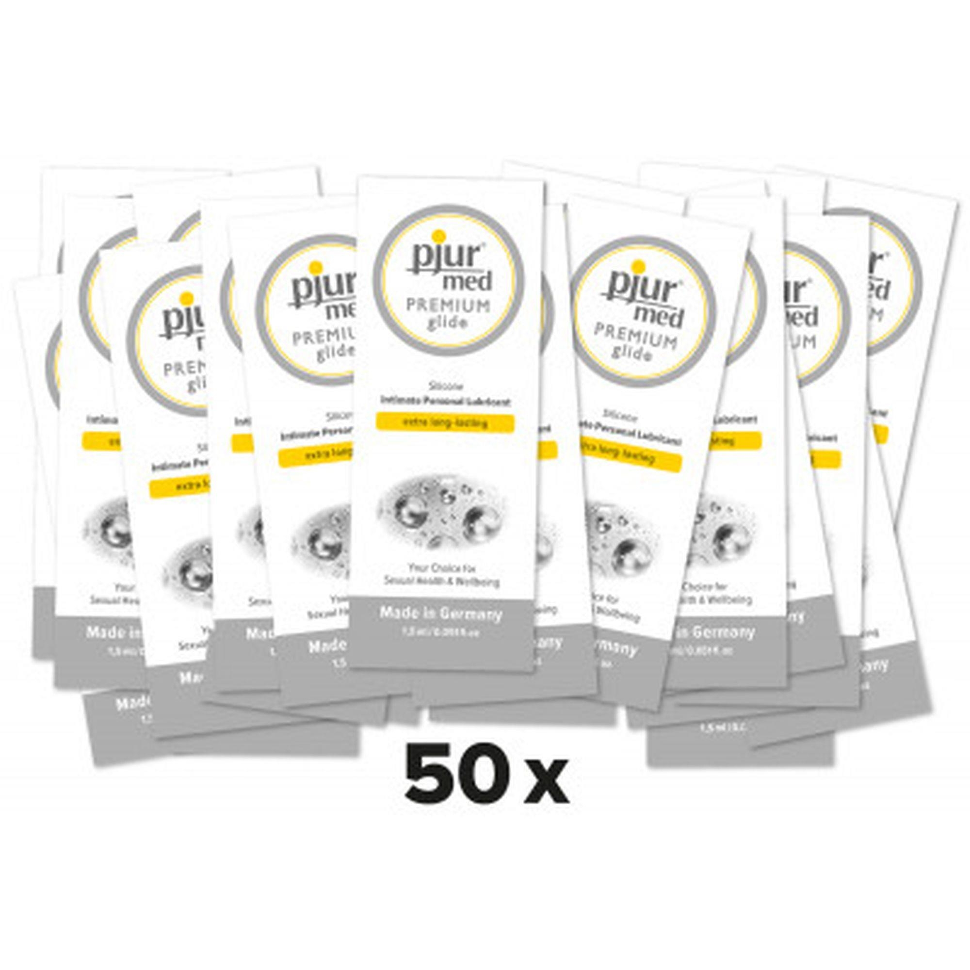 pjur Med Premium glide 1,5ml.-siliconebased lubricant - 50 sztuk