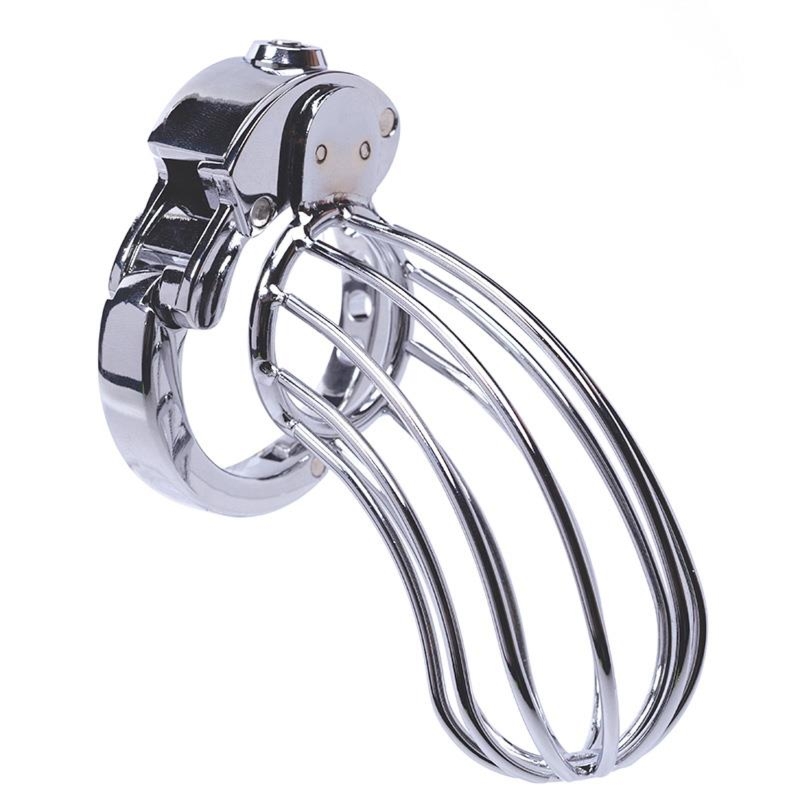 Stainless Steel Penis Cage 2 with Advanced Locking Mechanism