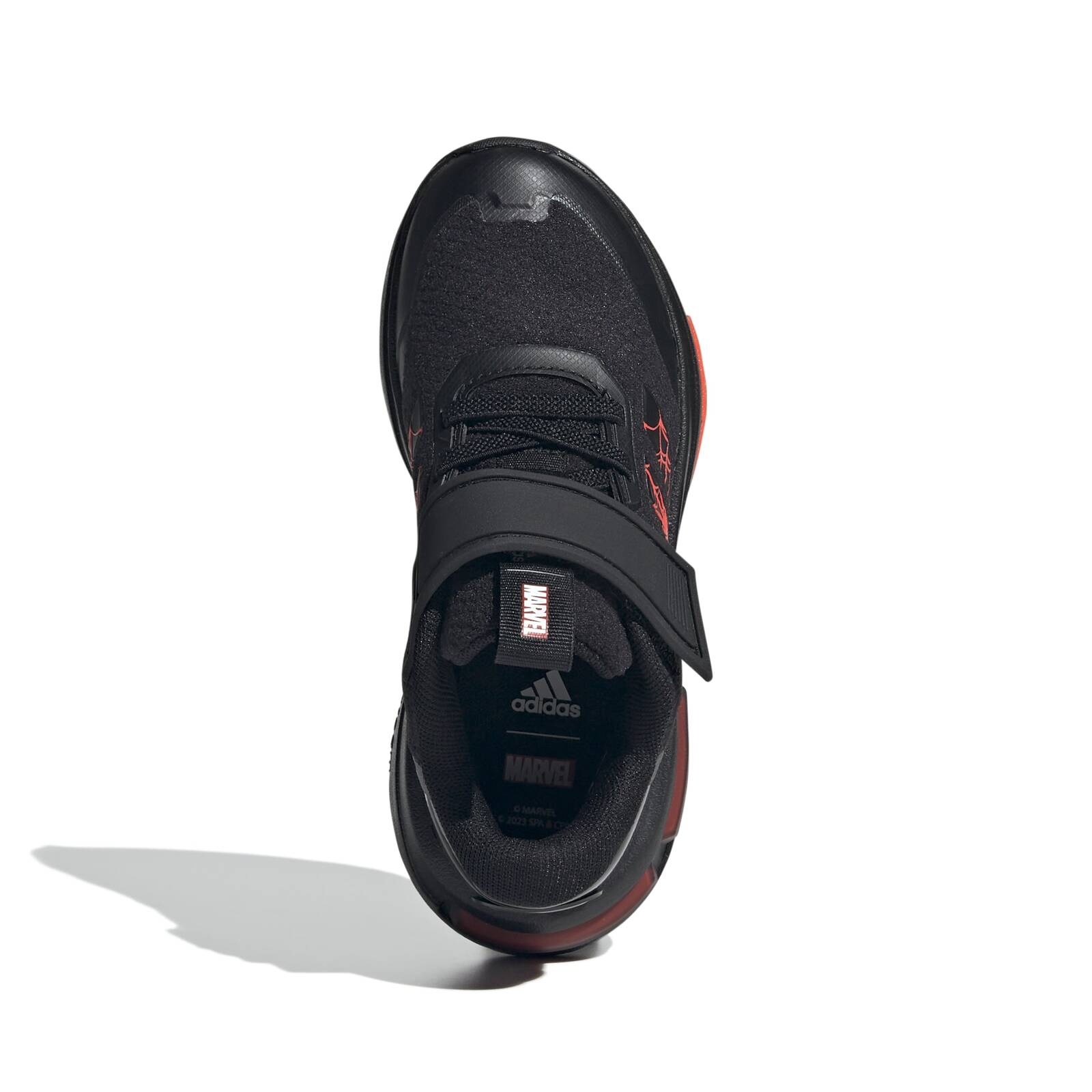 Buty sportowe dziecice adidas MARVEL SPIDER RACER czarne ID5236