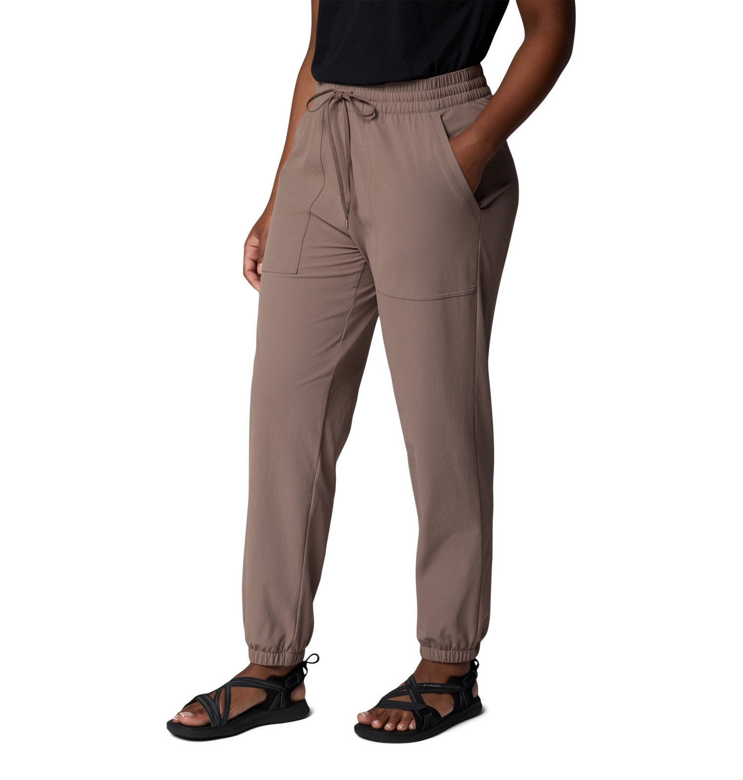 Spodnie dresowe damskie Columbia PINETOWN CANYON br�zowe 2155911254