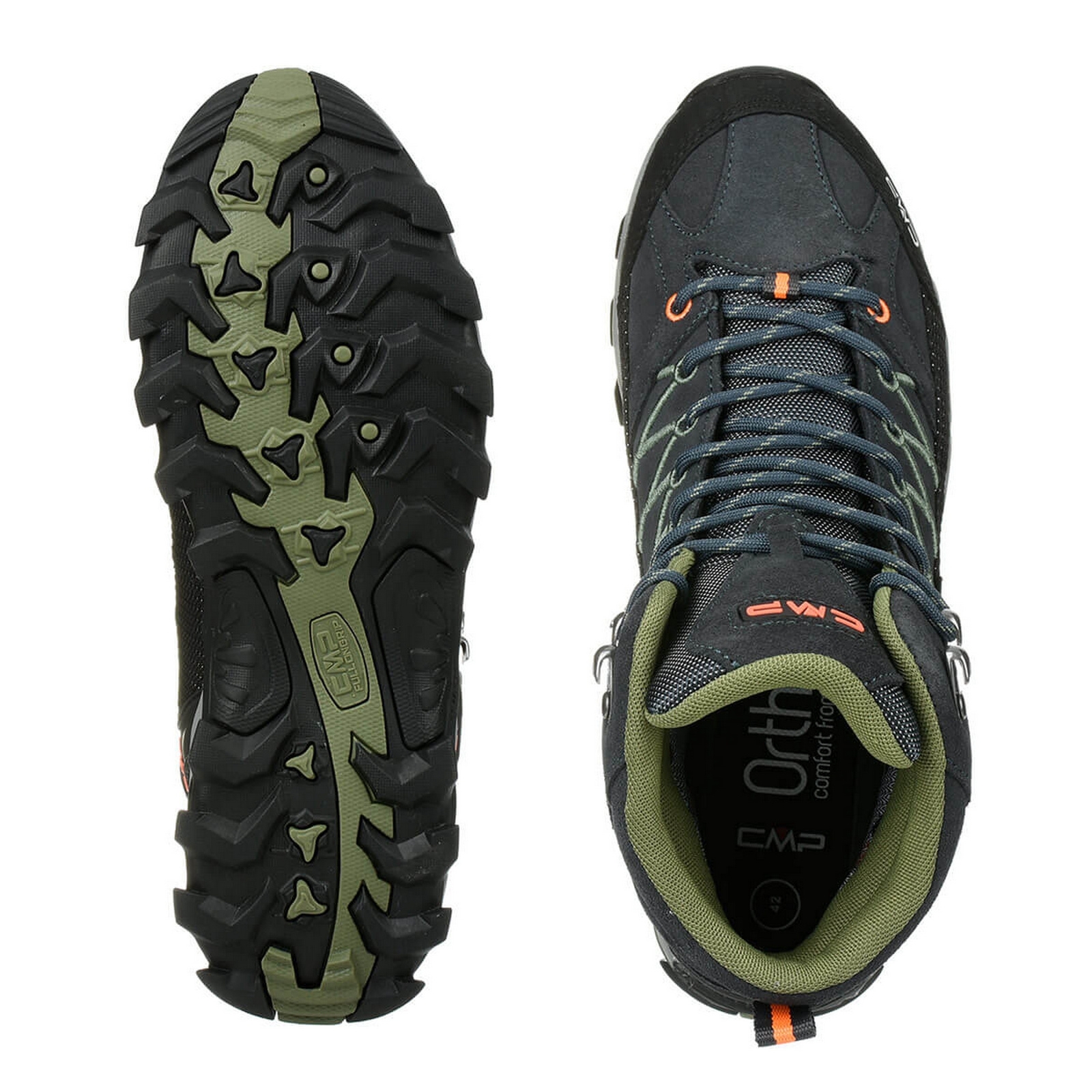 Buty trekkingowe mskie CMP RIGEL MID WP grafitowe 3Q12947-51UG