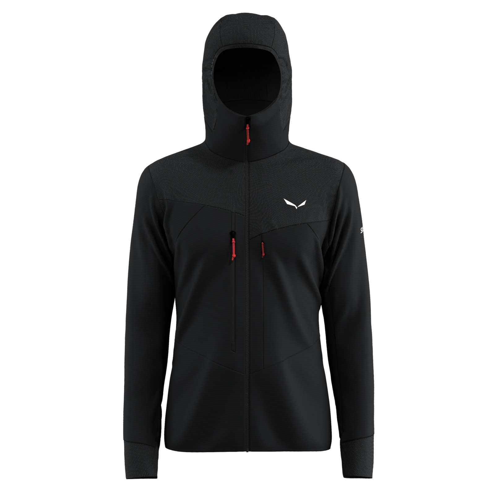 Polar z kapturem męski Salewa AGNER czarny 00-0000028557_0910