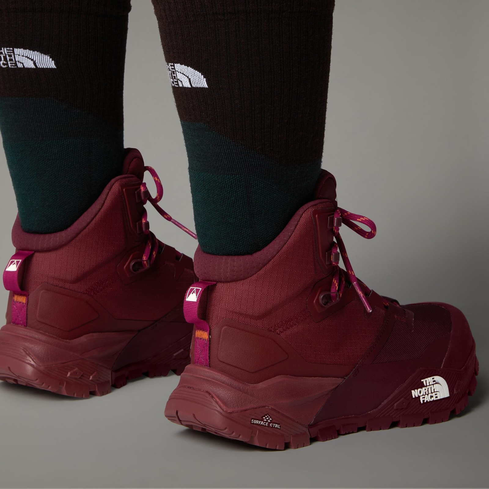 Buty trekkingowe damskie The North Face OFFTRAIL HIKE bordowe NF0A8AEU82P