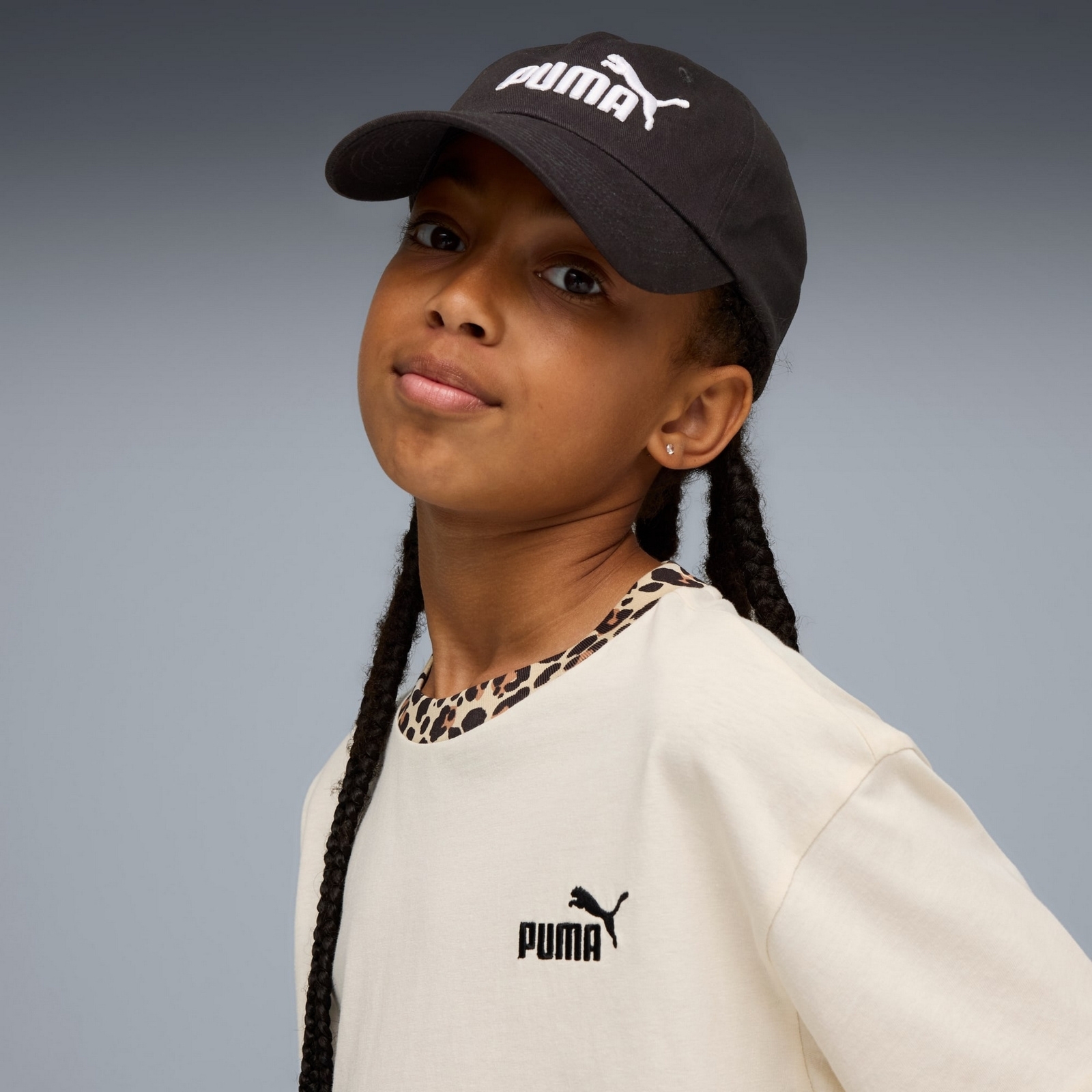 Czapka z daszkiem dzieci�ca Puma ESS NO.1 LOGO JR czarna 02655401