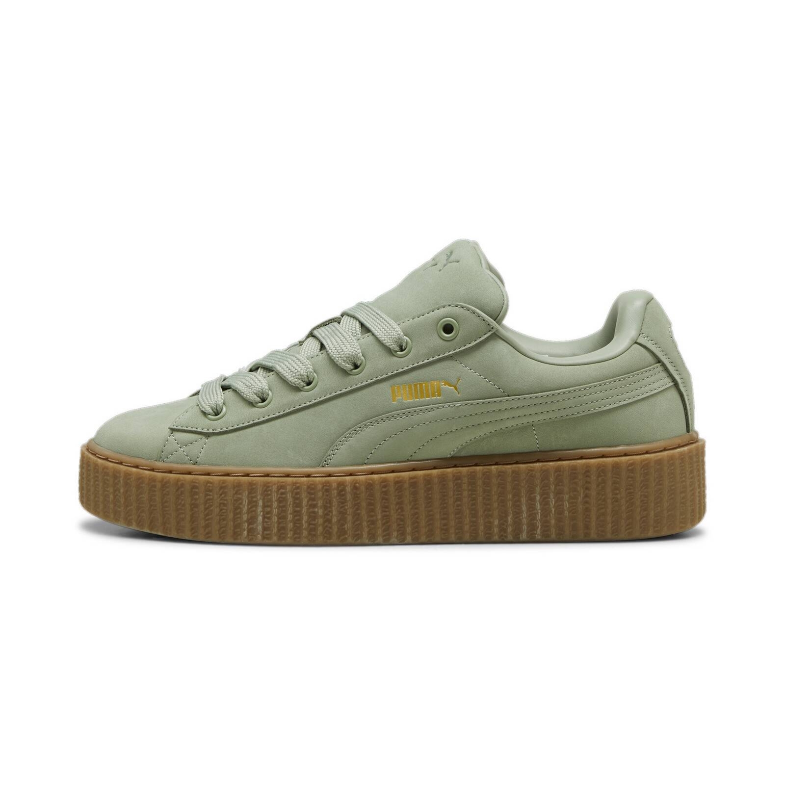 Buty sportowe damskie Puma CREEPER PHATTY NUBUCK zielone 39681302