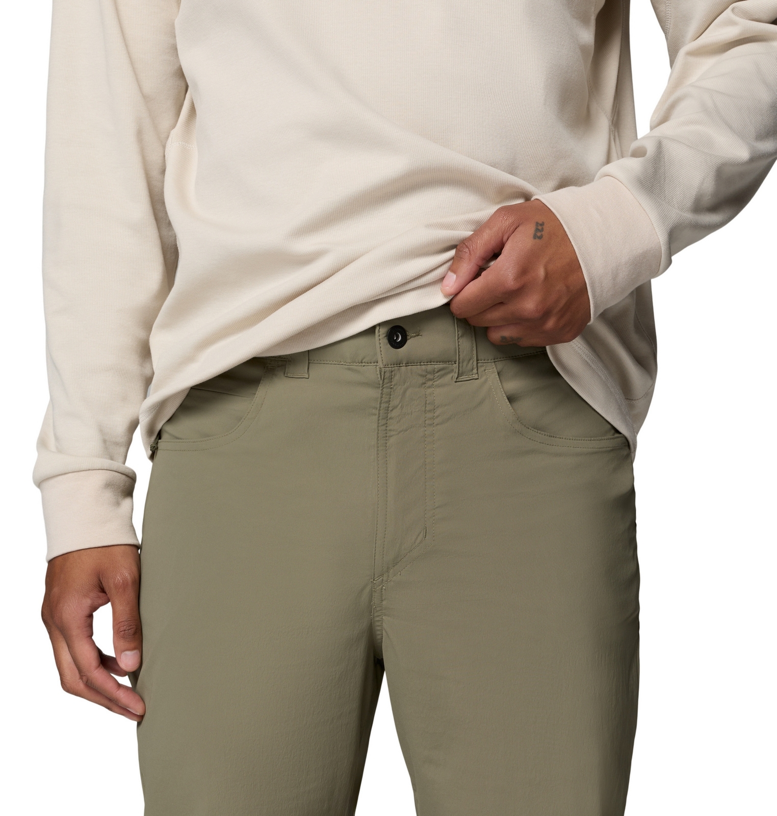 Spodnie trekkingowe m�skie Columbia ROC LITE 5 POCKET zielone 2161101397