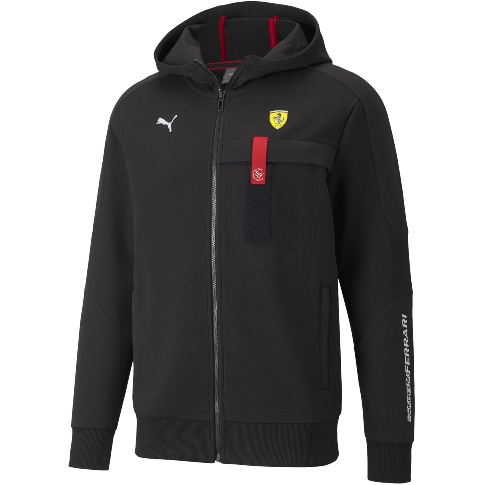 Bluza z kapturem mska Puma FERRARI RACE czarna 53168301