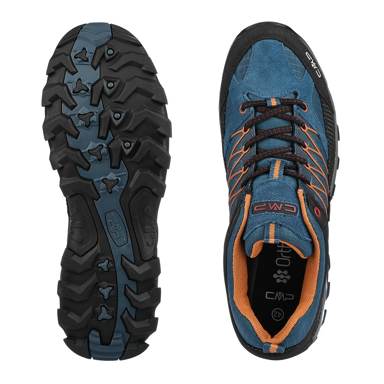 Buty trekkingowe mskie CMP RIGEL LOW WP niebieskie 3Q54457-26LT