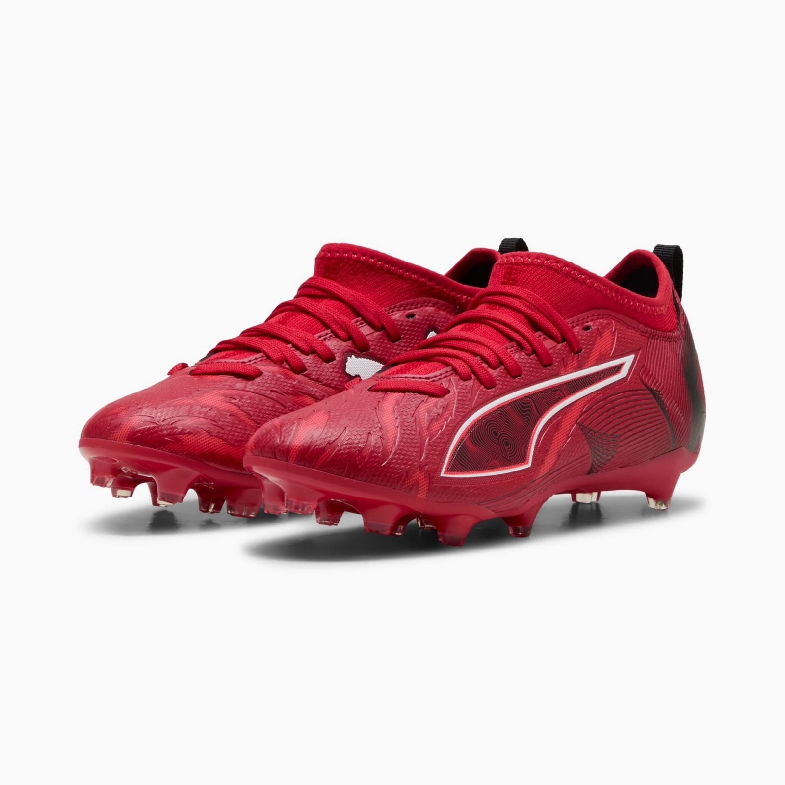 Korki ch�opi�ce Puma ULTRA 6 MATCH CP FG/AG JR czerwone 10878201