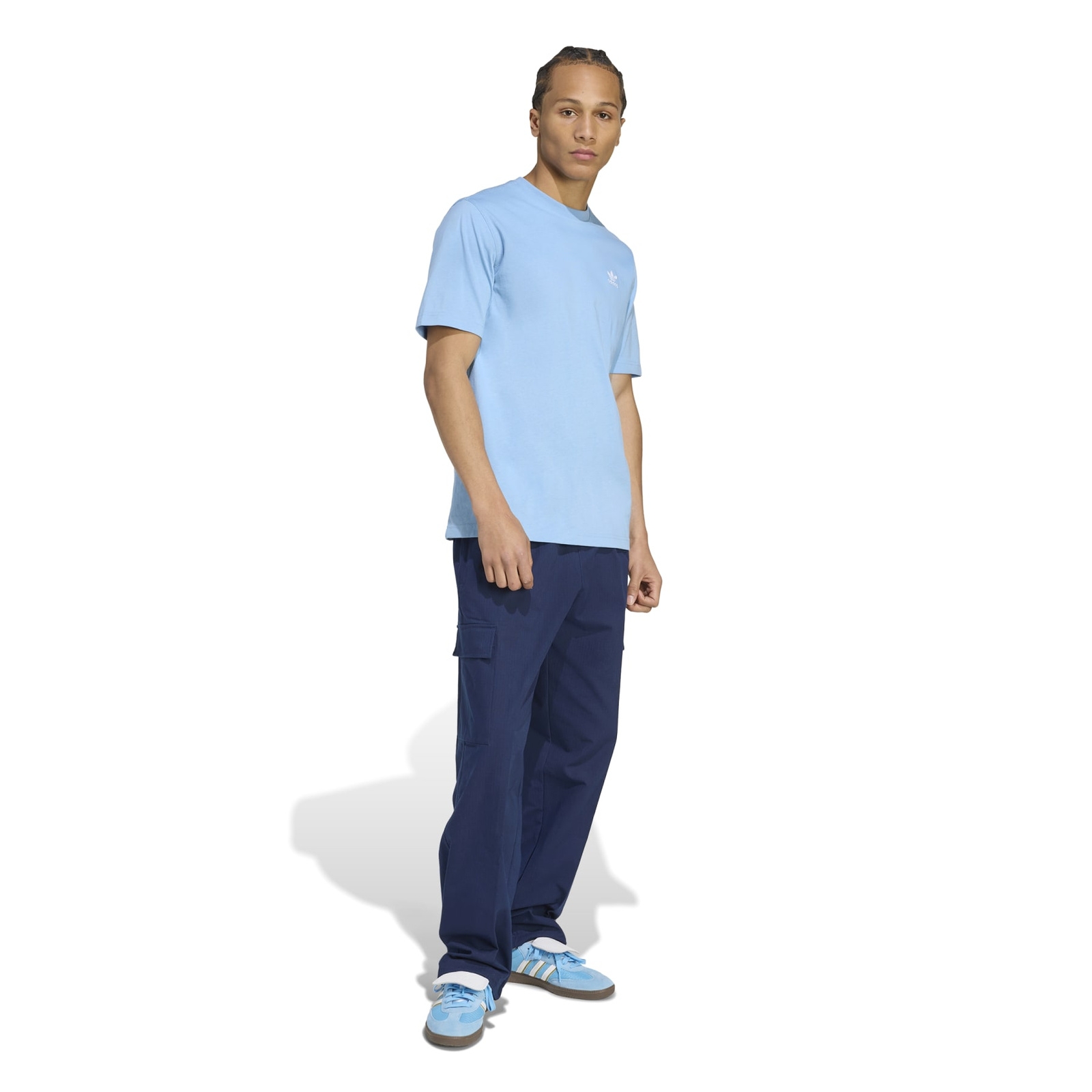 Koszulka mska adidas TREFOIL ESSENTIALS niebieska JV5939