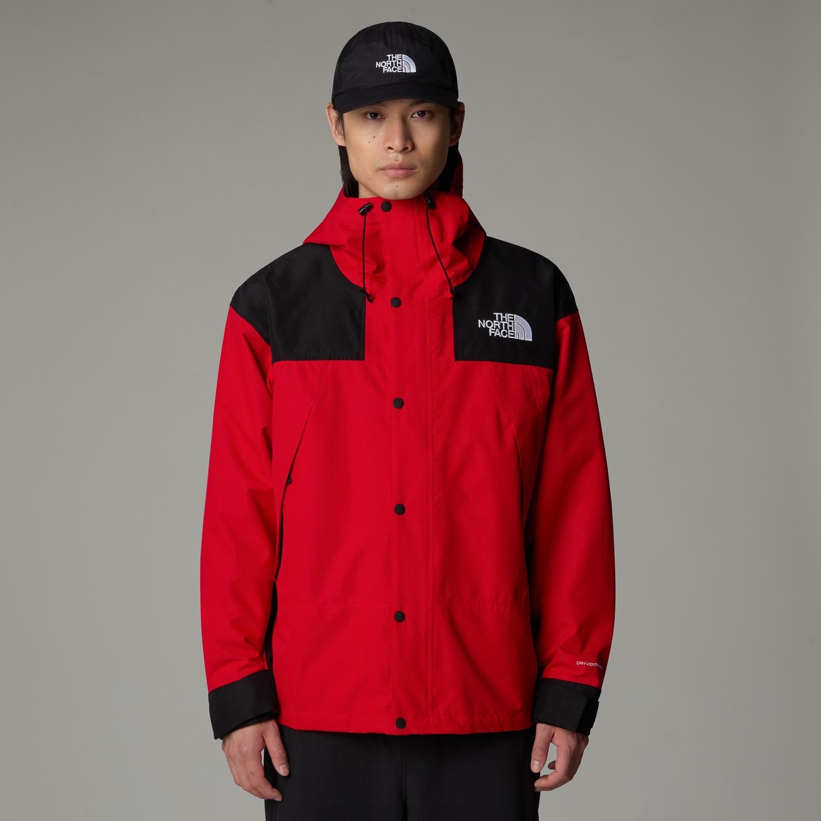 Kurtka wodoodporna mska The North Face MONO MOUNTAIN czerwona NF0A88XFKZ3