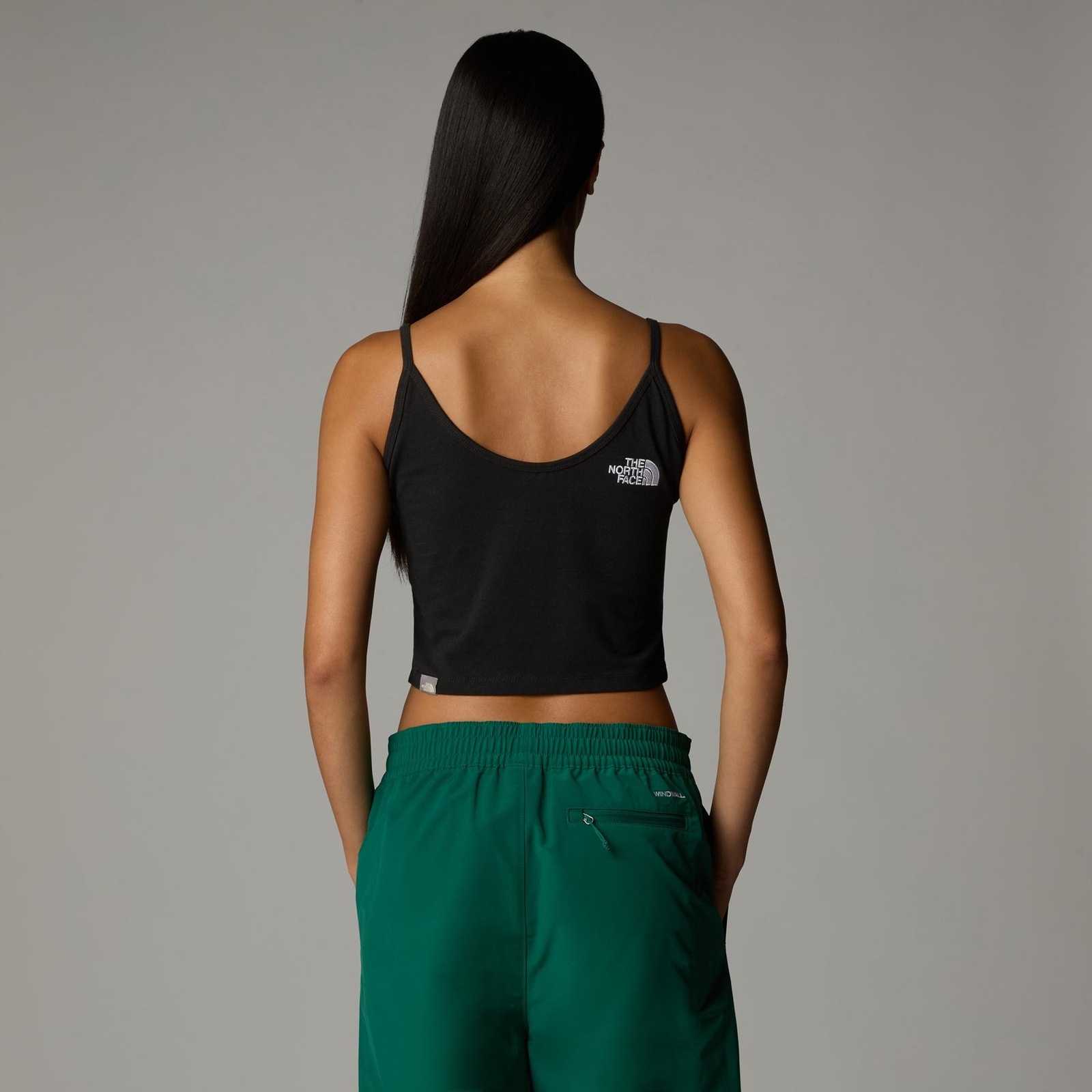 Crop top damski The North Face SLIM CROP TANK czarny NF0A55AQJK3