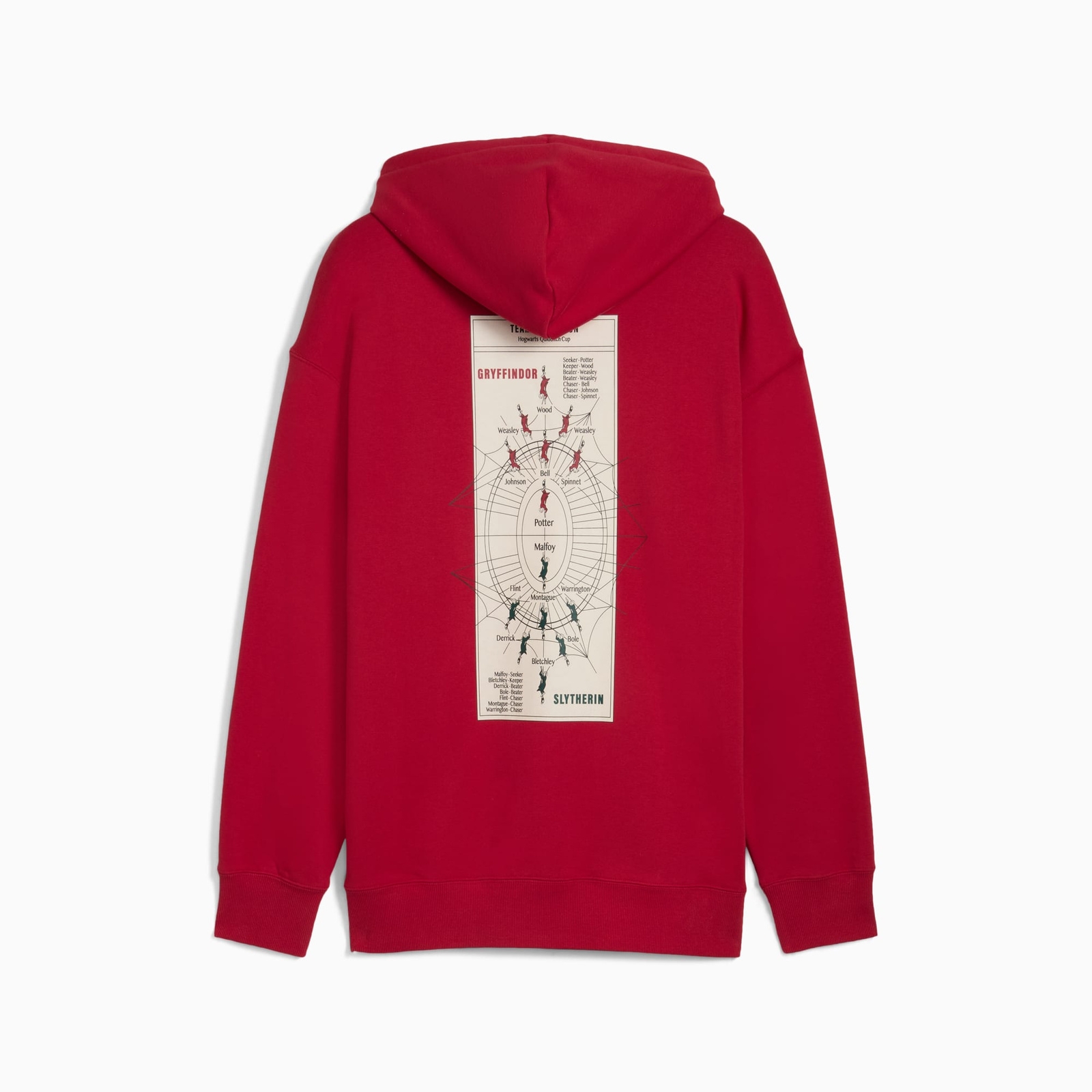 Bluza z kapturem mska Puma X HARRY POTTER RELAXED GRAPHIC bordowa 63009313