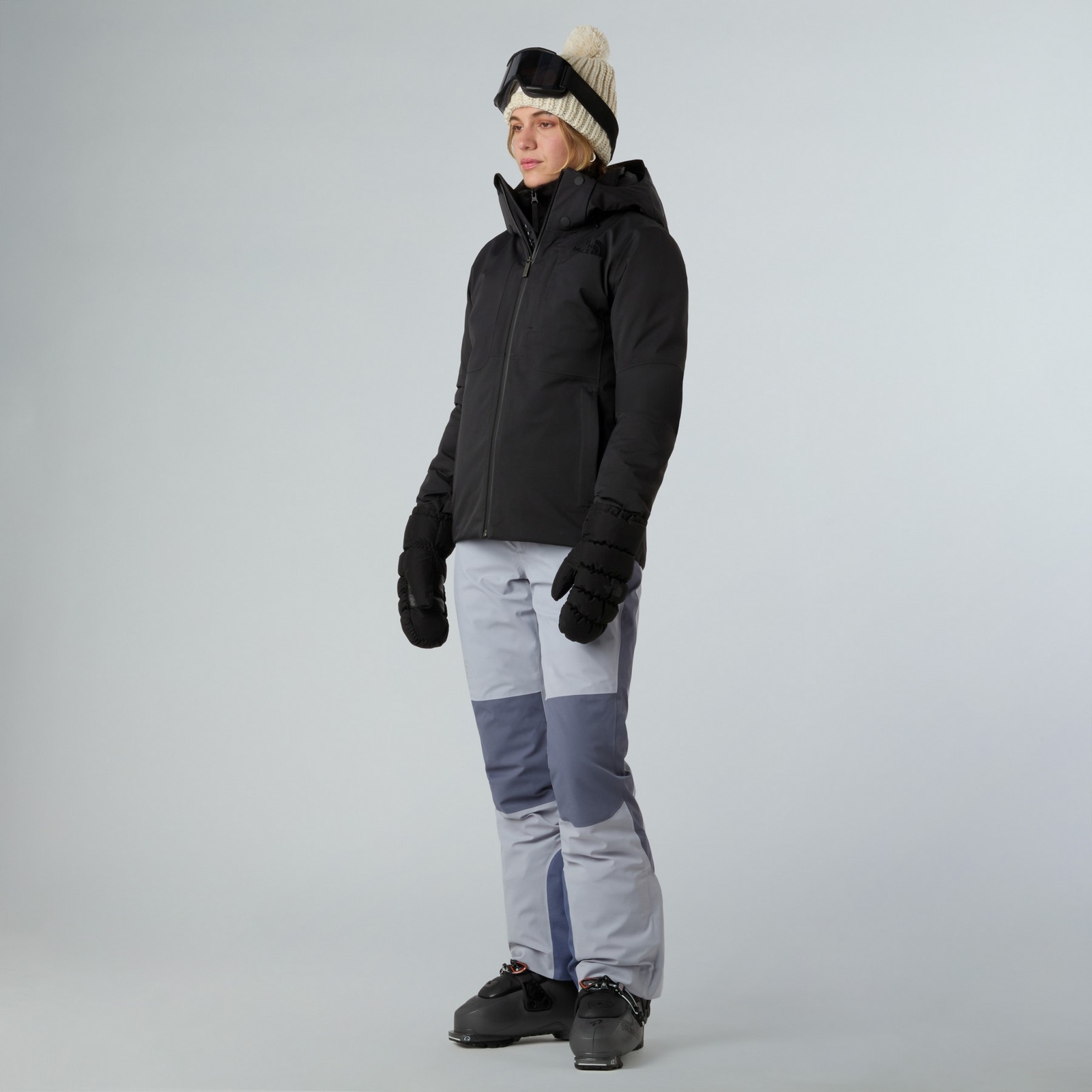 Spodnie narciarskie damskie The North Face LENADO szare NF0A8DEYEHA