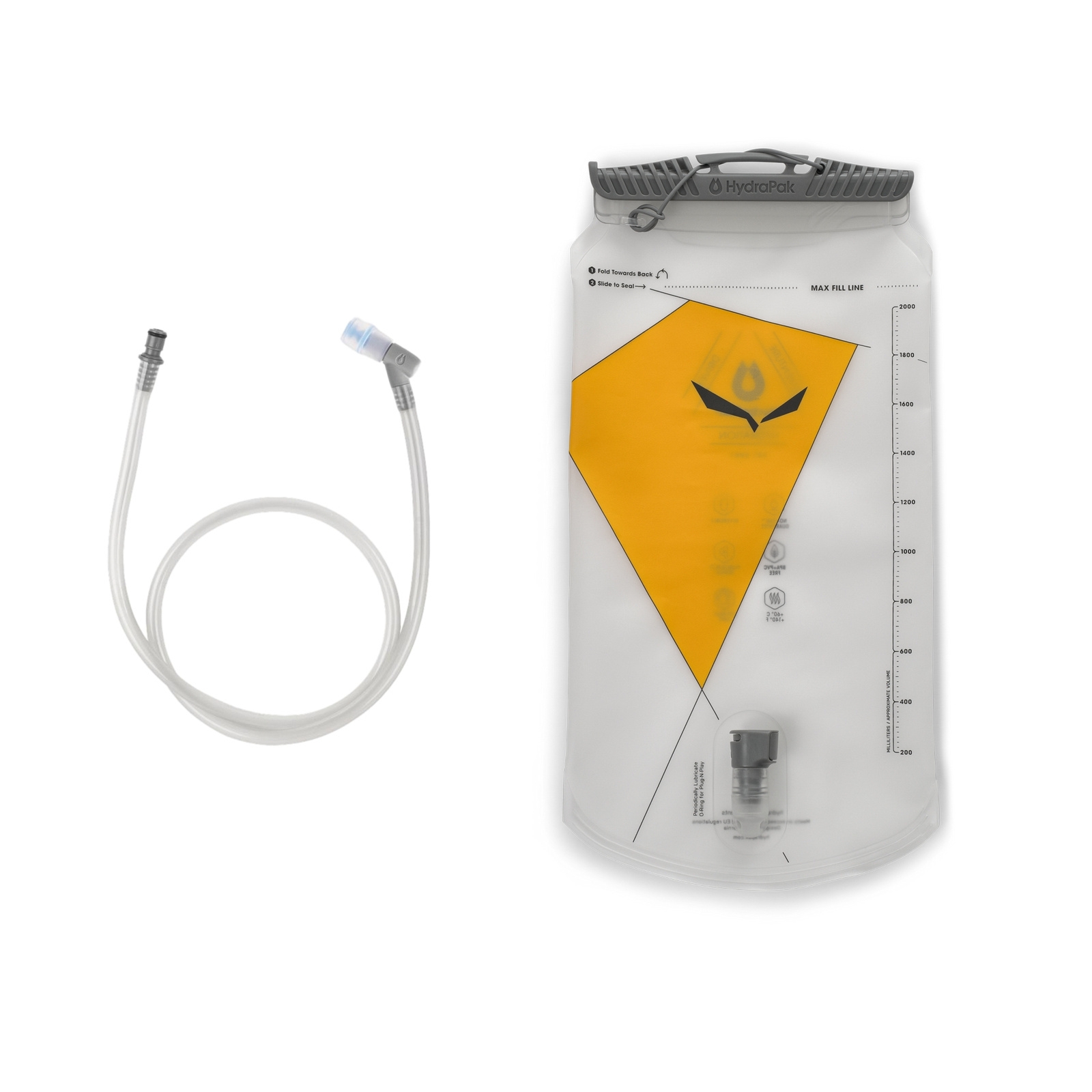 Buk�ak unisex Salewa TRANSFLOW BAG 2,0 L przezroczysty 00-0000001301_9050