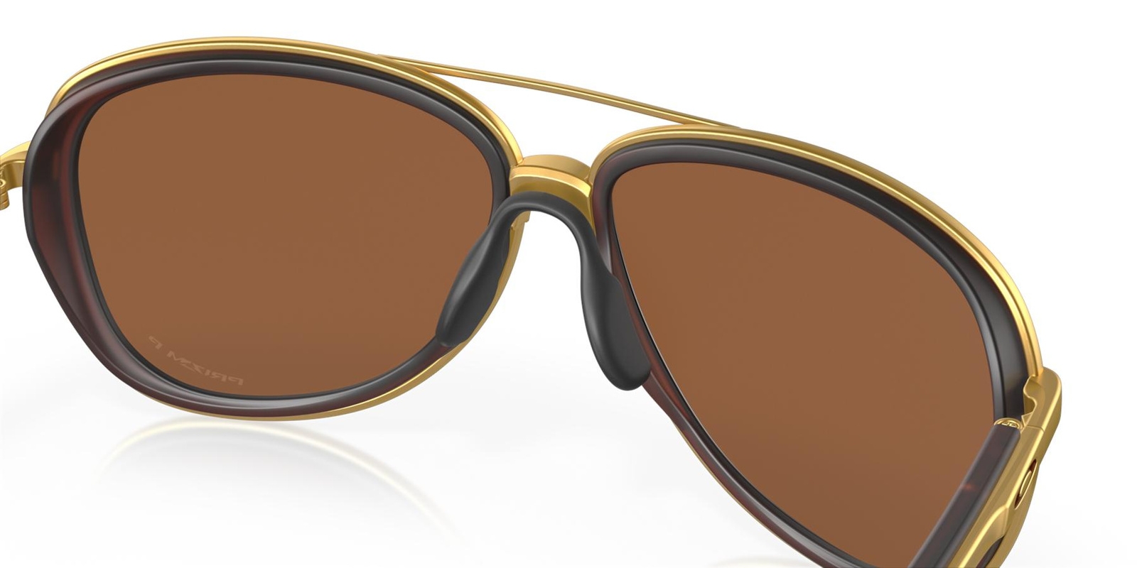 Okulary przeciwsoneczne unisex Oakley SPLIT TIME brzowe OO4129-22