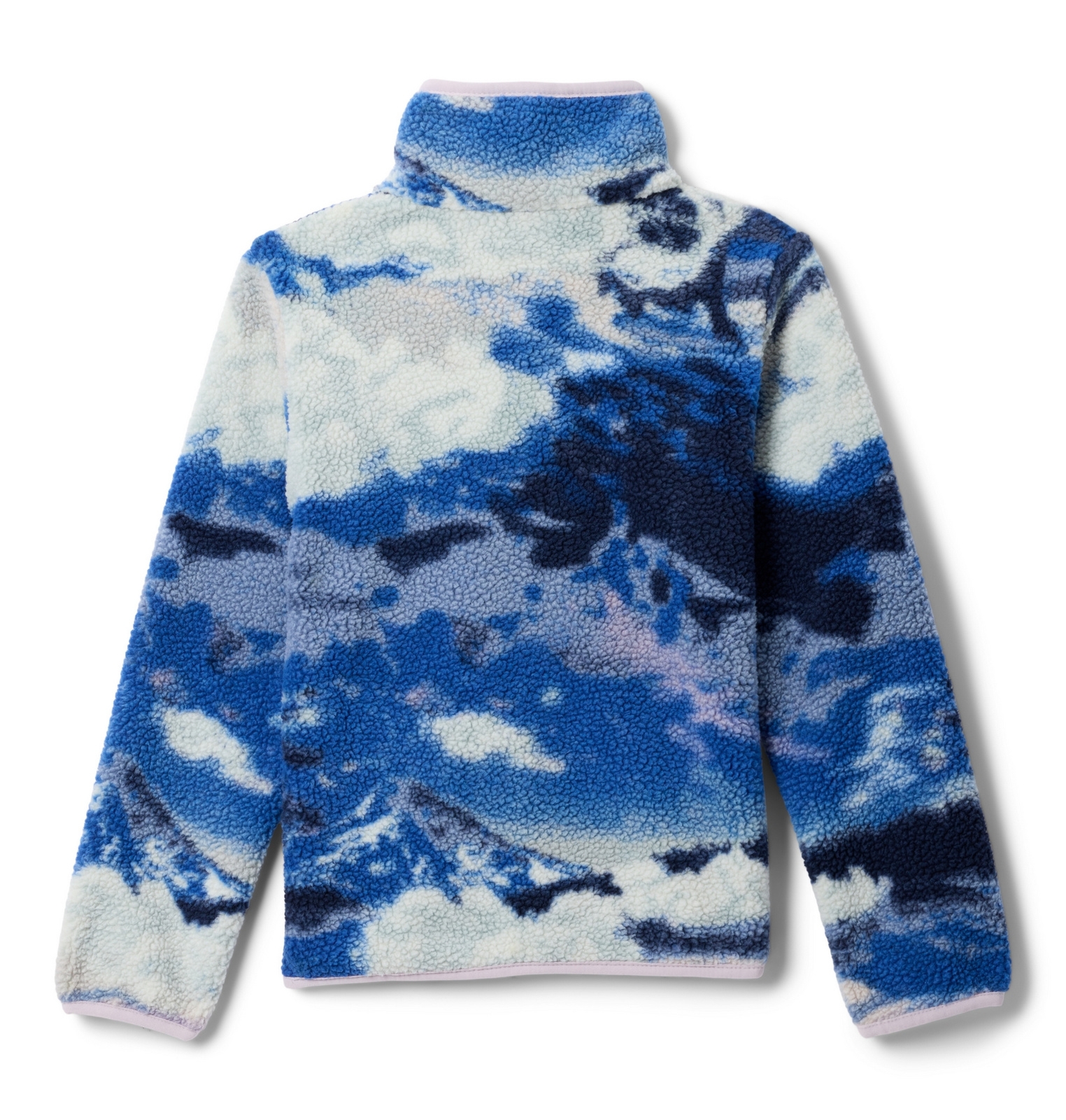 Polar ch�opi�cy Columbia HELVETIA II PRINTED HALF SNAP niebieski 2097071464