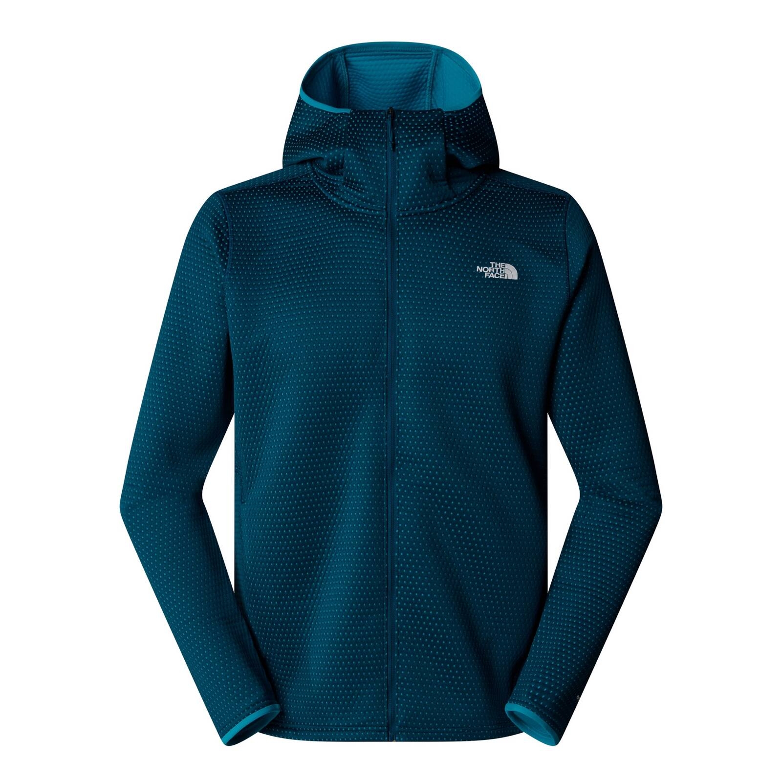 Kurtka z kapturem mska The North Face DOTKNIT THERMAL FZ granatowa NF0A89VF1NO