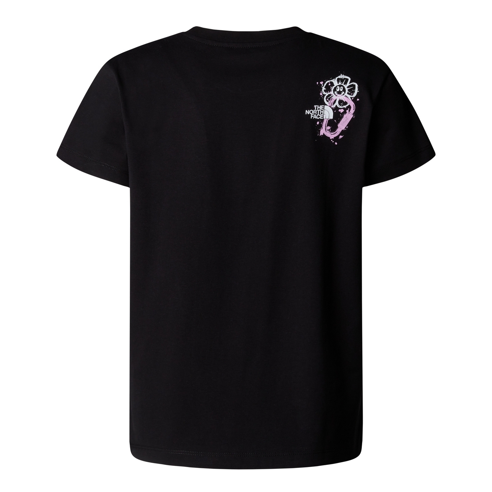 Koszulka dziewczęca The North Face GRAPHIC RELAXED czarna NF0A8AXFJK3