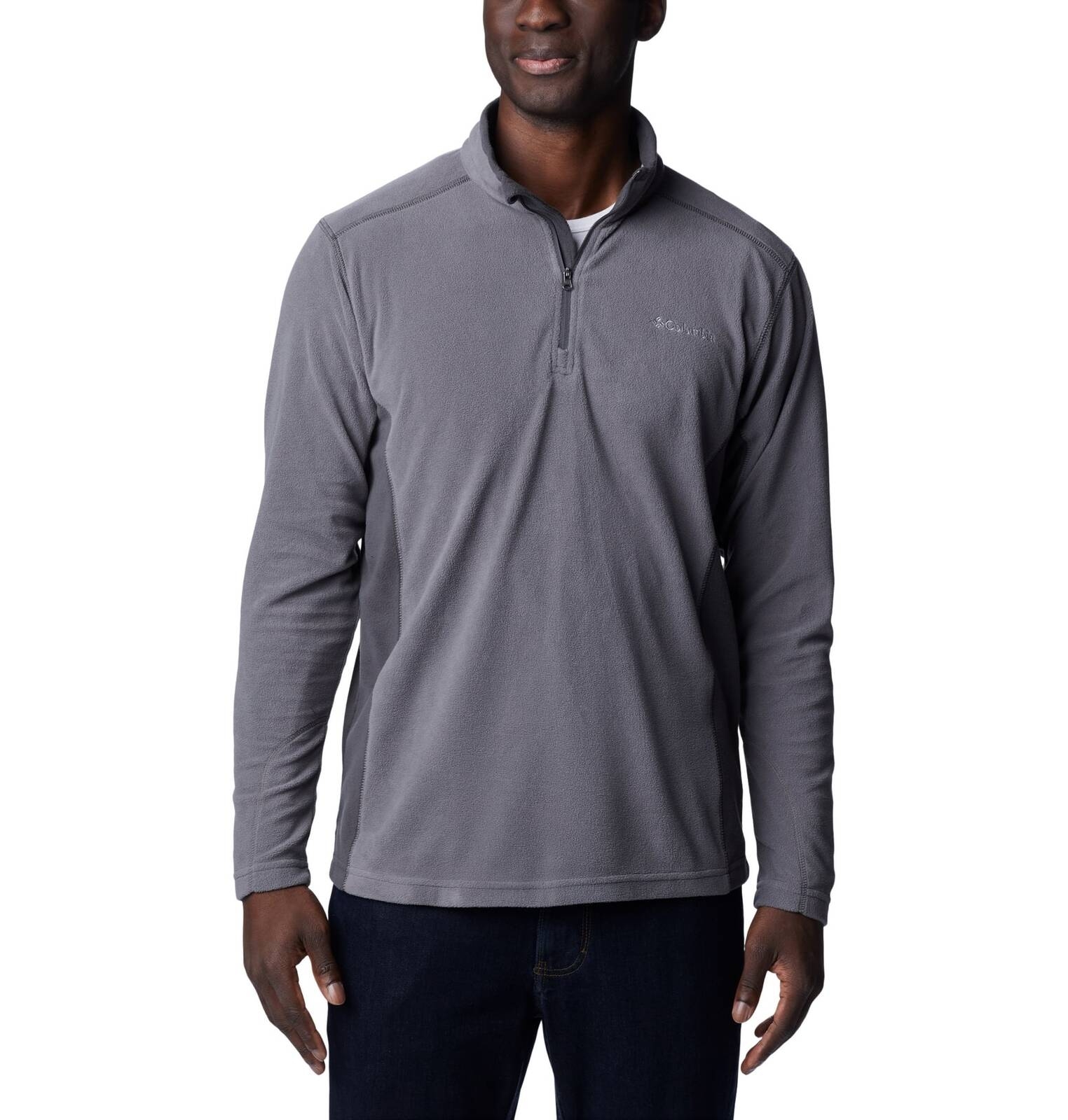 Polar mski Columbia KLAMATH RANGE II HALF ZIP szary 1352472024