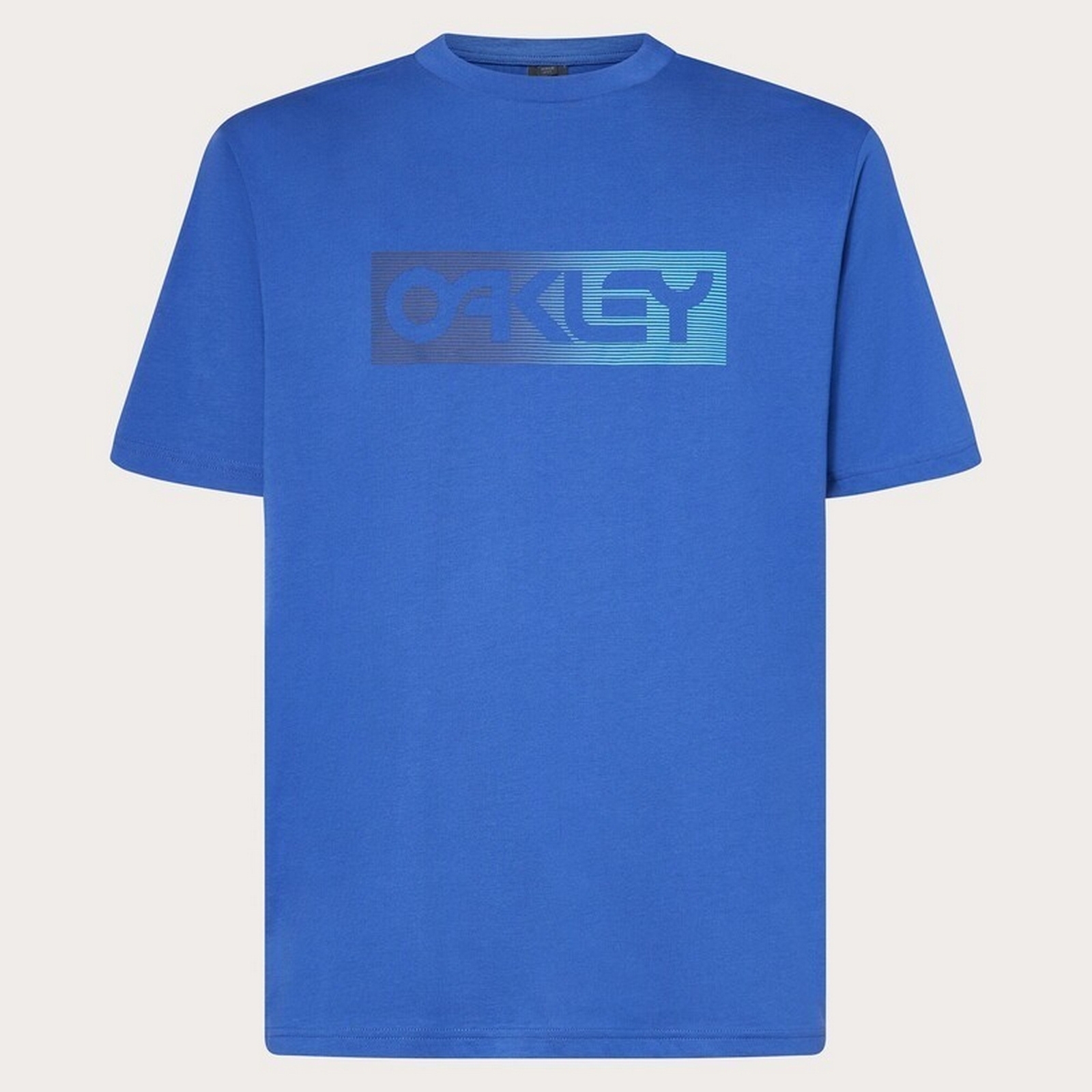 Koszulka mska Oakley DUAL B1B LOGO niebieska FOA406920-671