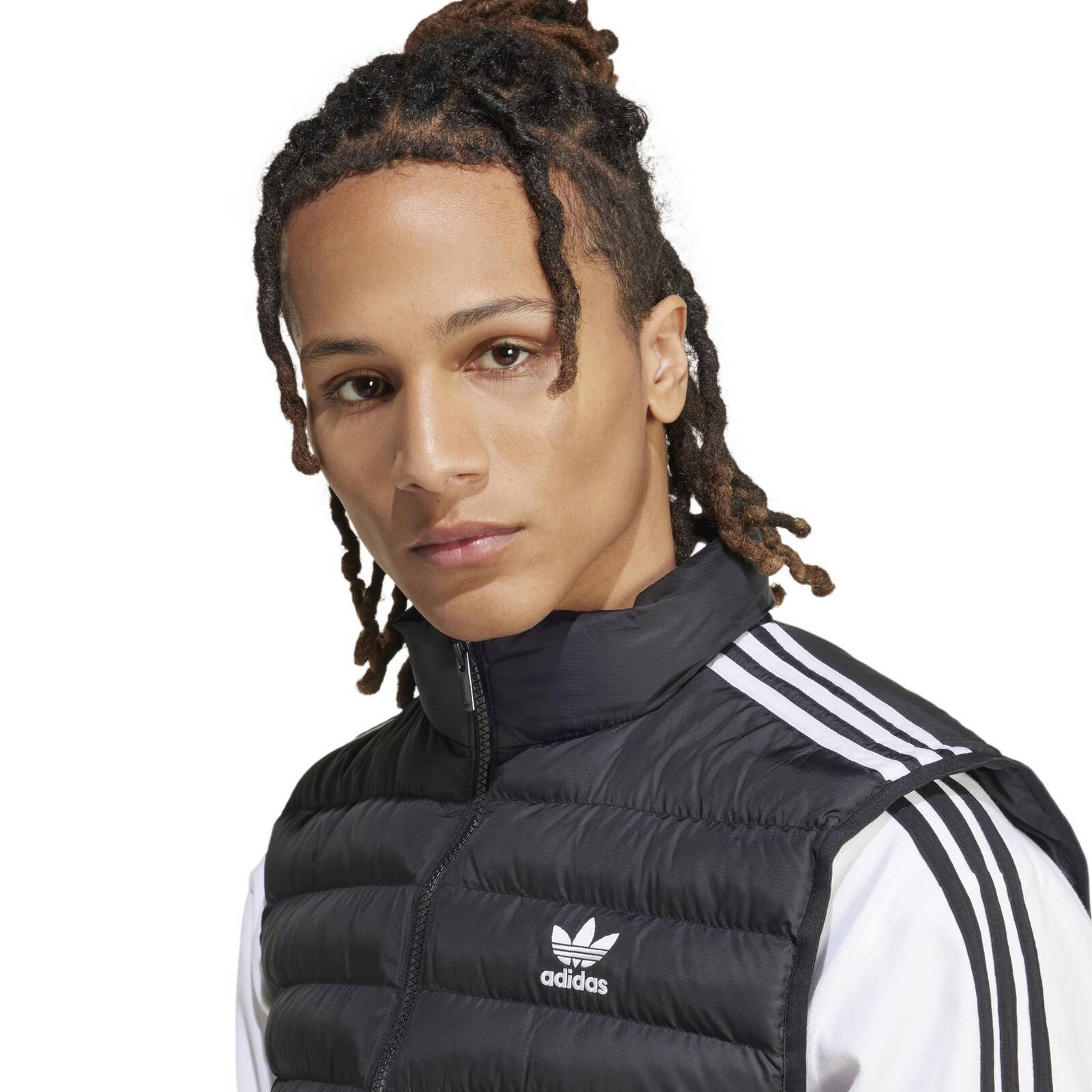 Bezrkawnik puchowy mski adidas PADDED czarny IW3448