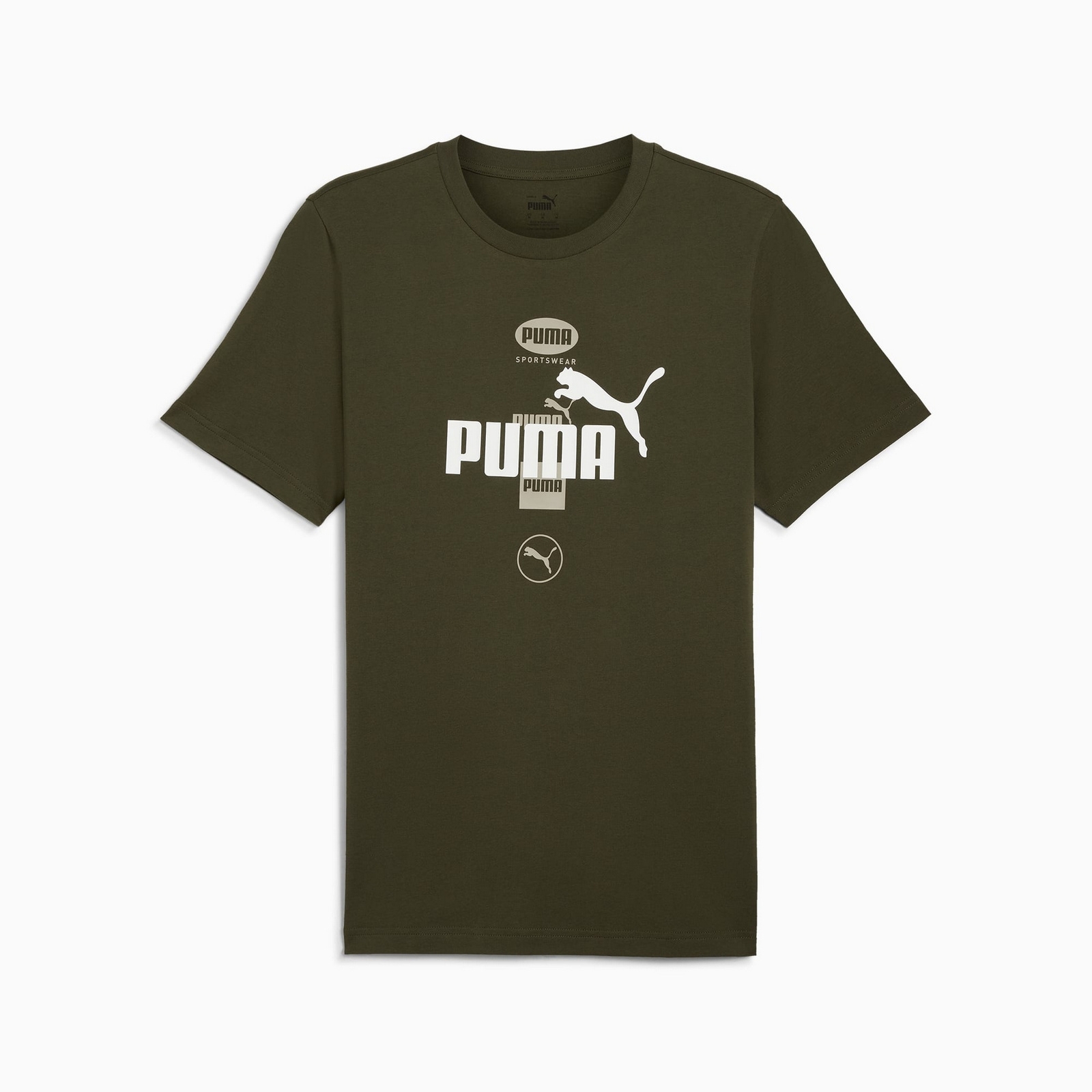 Koszulka mska Puma POWER GRAPHIC zielona 68173870