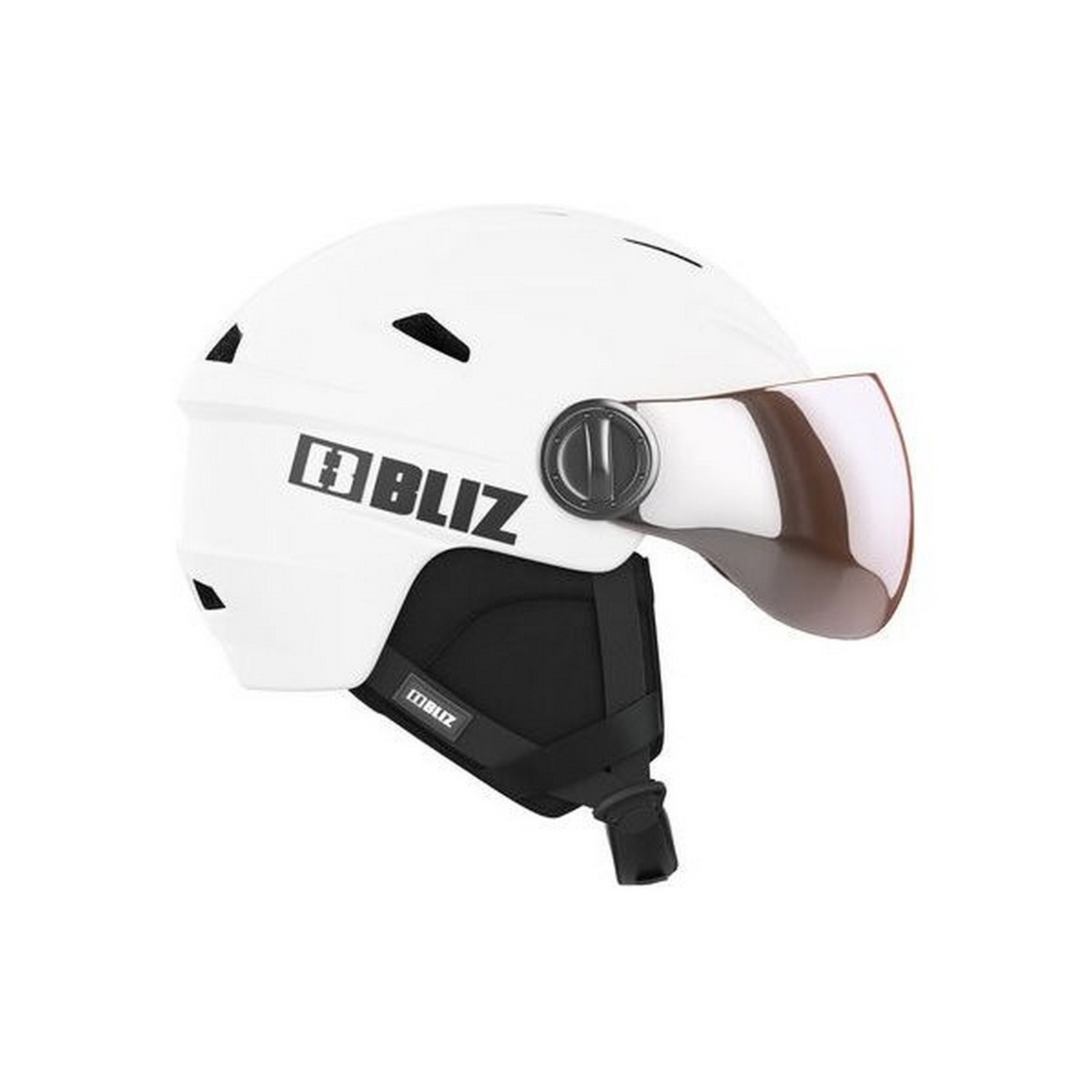 Kask narciarski unisex Bliz STRIKE VISOR biay FZS910002_11B