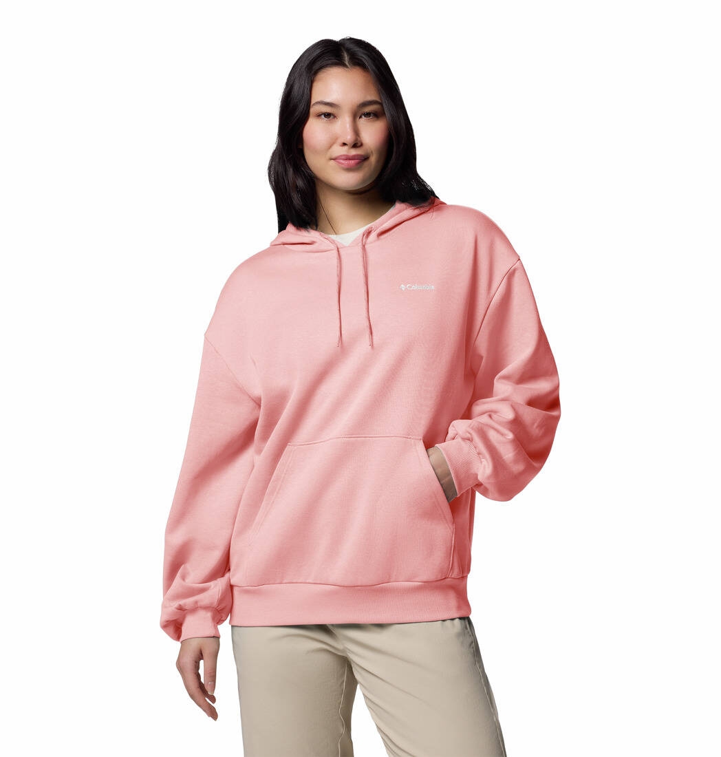 Bluza z kapturem damska Columbia ALDERMORE rowa 2123001669