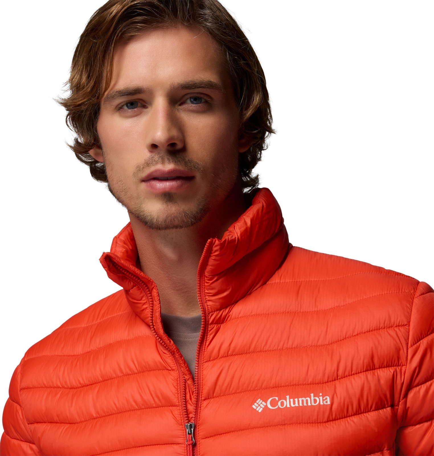 Kurtka puchowa m�ska Columbia POWDER PASS HYBRID czerwona 2134141845