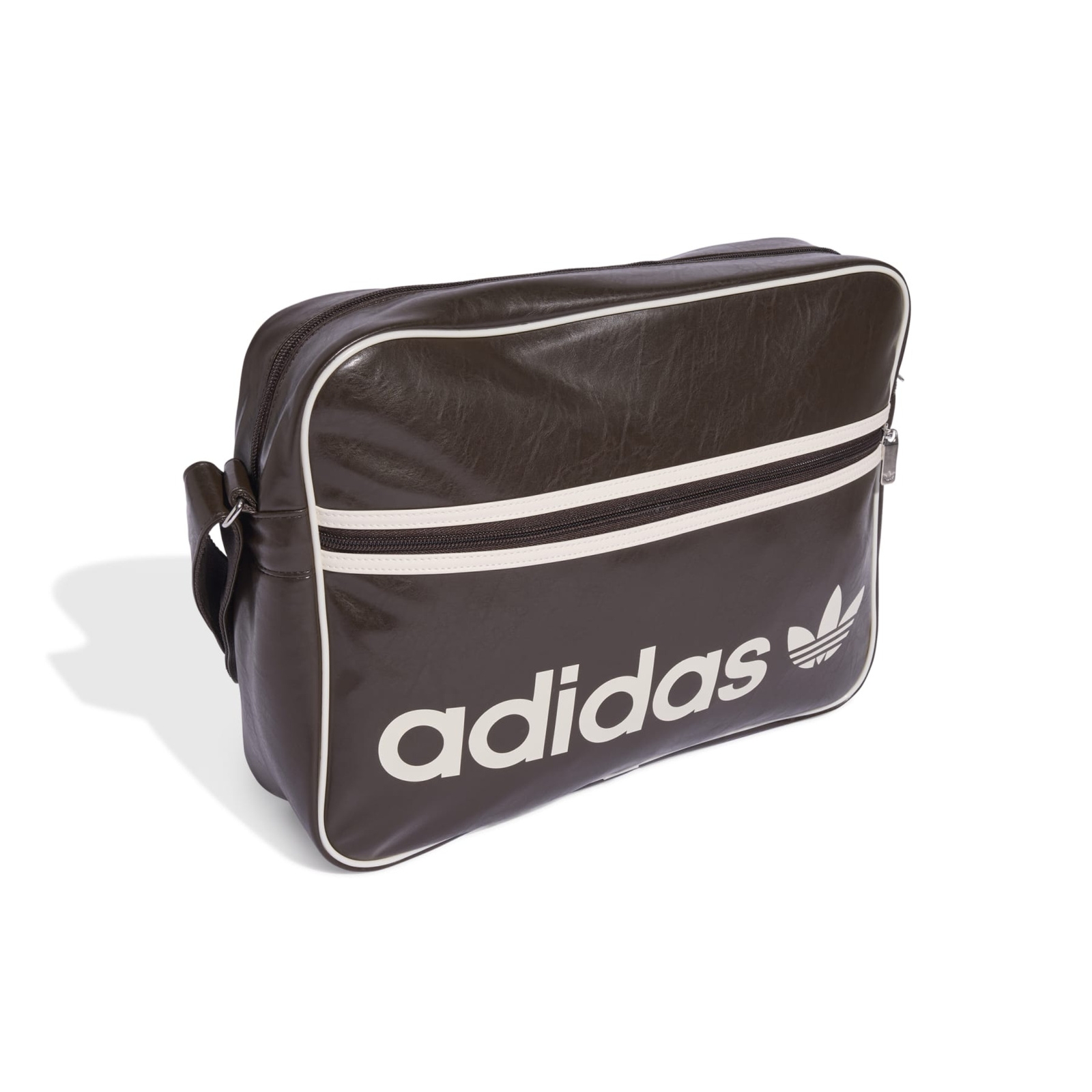 Torba listonoszka unisex adidas AIRLINER OG brzowa JZ5032